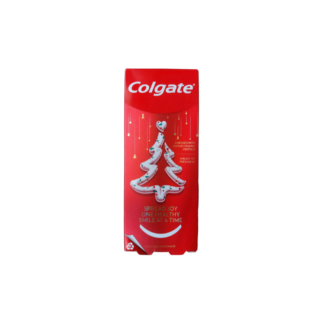 Colgate Merry Christmas Limited Edition Fruit Punch Cute Tree Stripes Asian zone