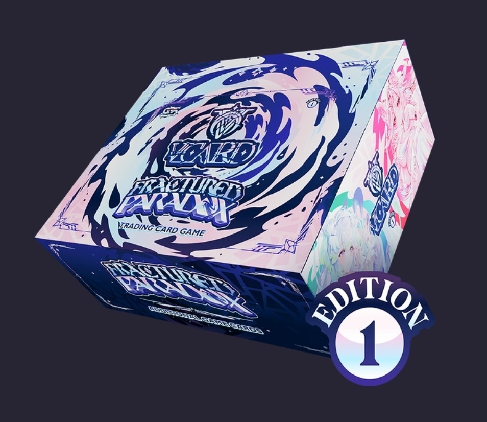 VCard Set 4 Fractured Paradox First Edition Limited Booster Box Gamersupps NIB