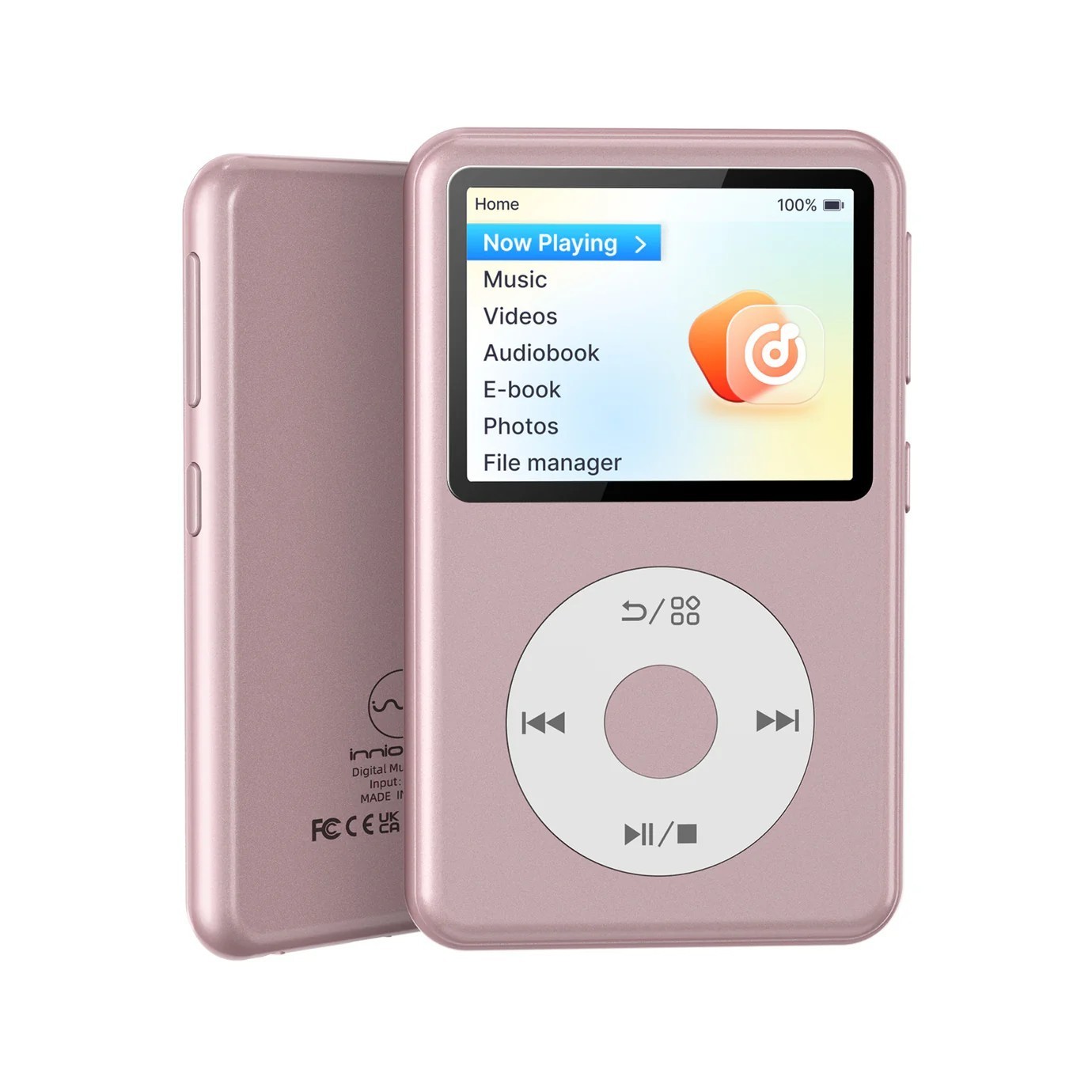Innioasis Y2 Pink Portable Mini HiFi Bluetooth MP3 Player, 72GB Expandable 2TB Innioasis Y2 Pink Portable Mini HiFi Bluetooth MP3 Player, 72GB Expandable 2TB