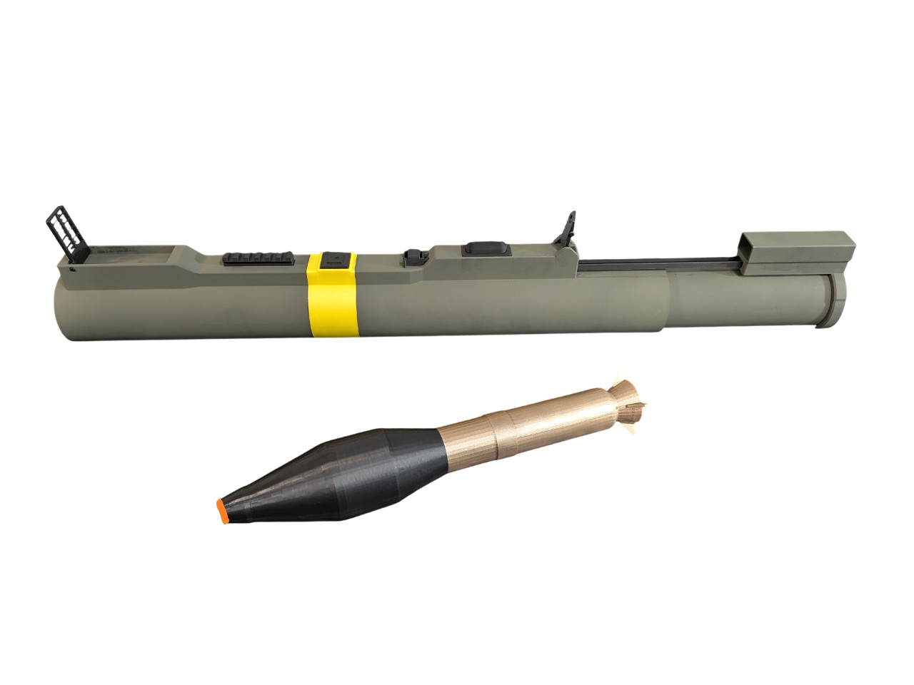 Cosplay - M72 Law Rocket Launcher - 3D Print Prop Replica Toy - Hand Crafted