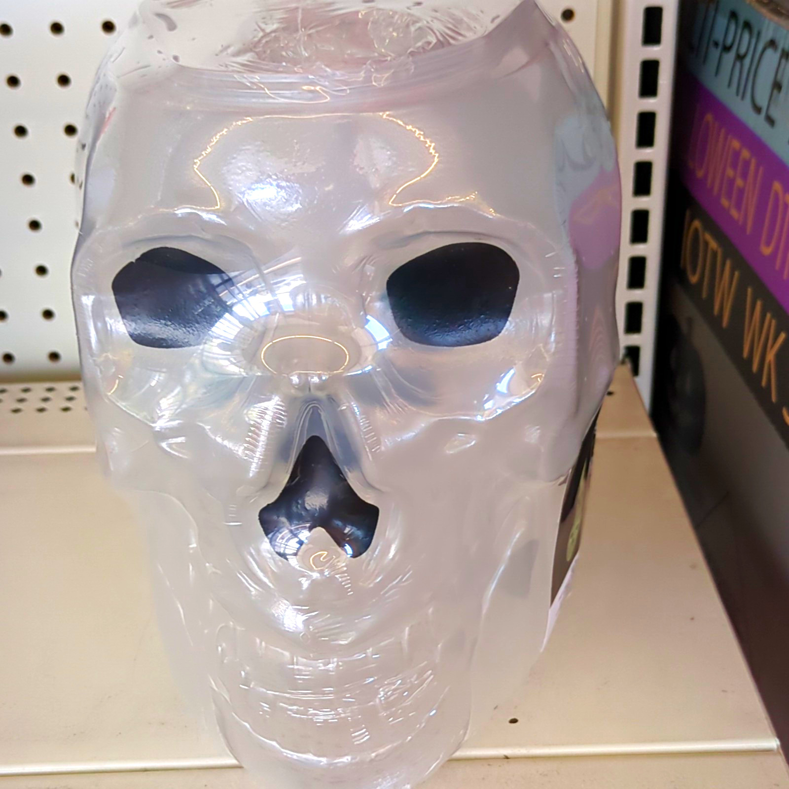 Clear Decorative Skull Collectible Display Prop Decorative Collectible Skull