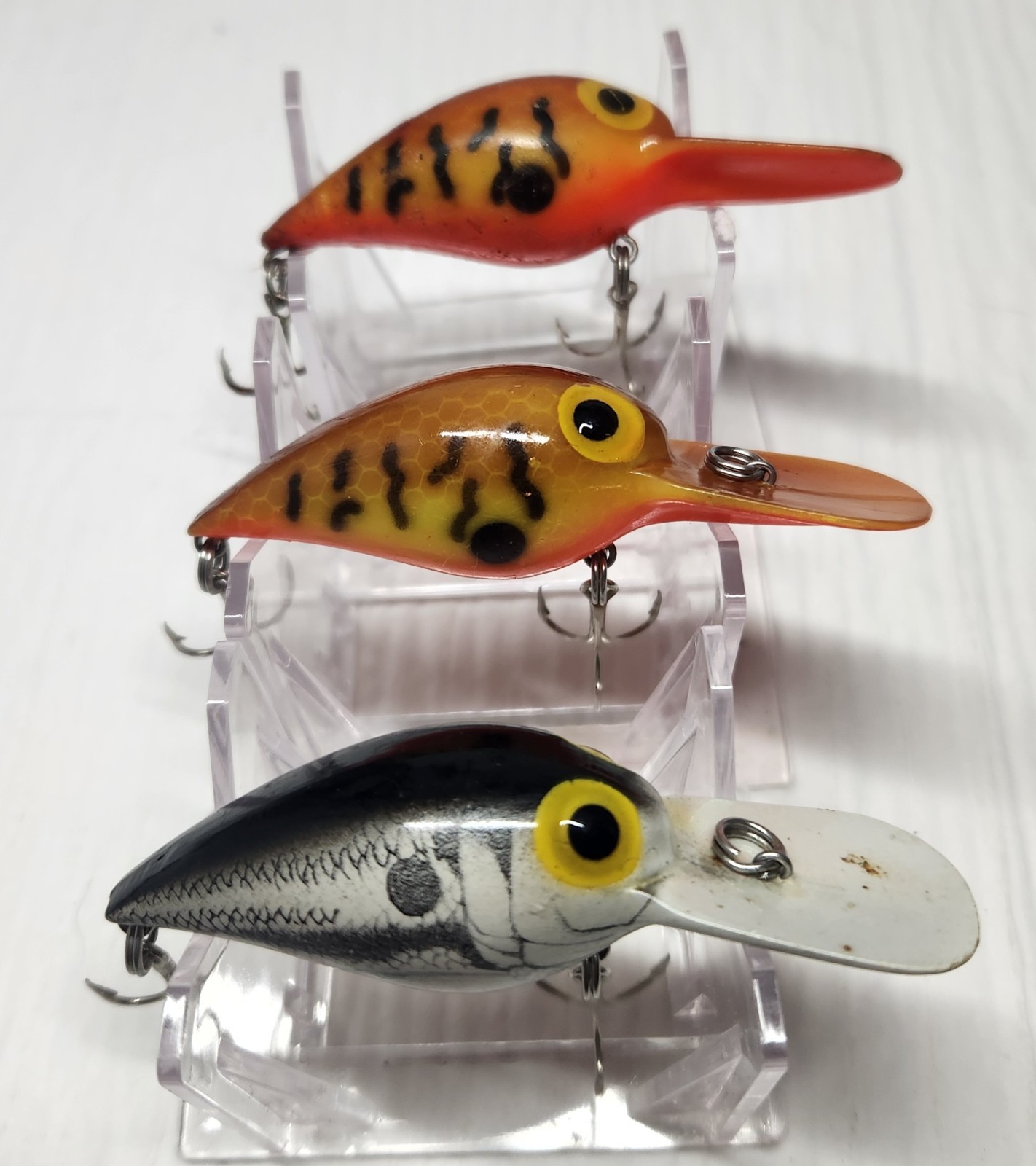 (3) Pre Rapala Wiggle Warts. (3) Pre Rapala Wiggle Warts.