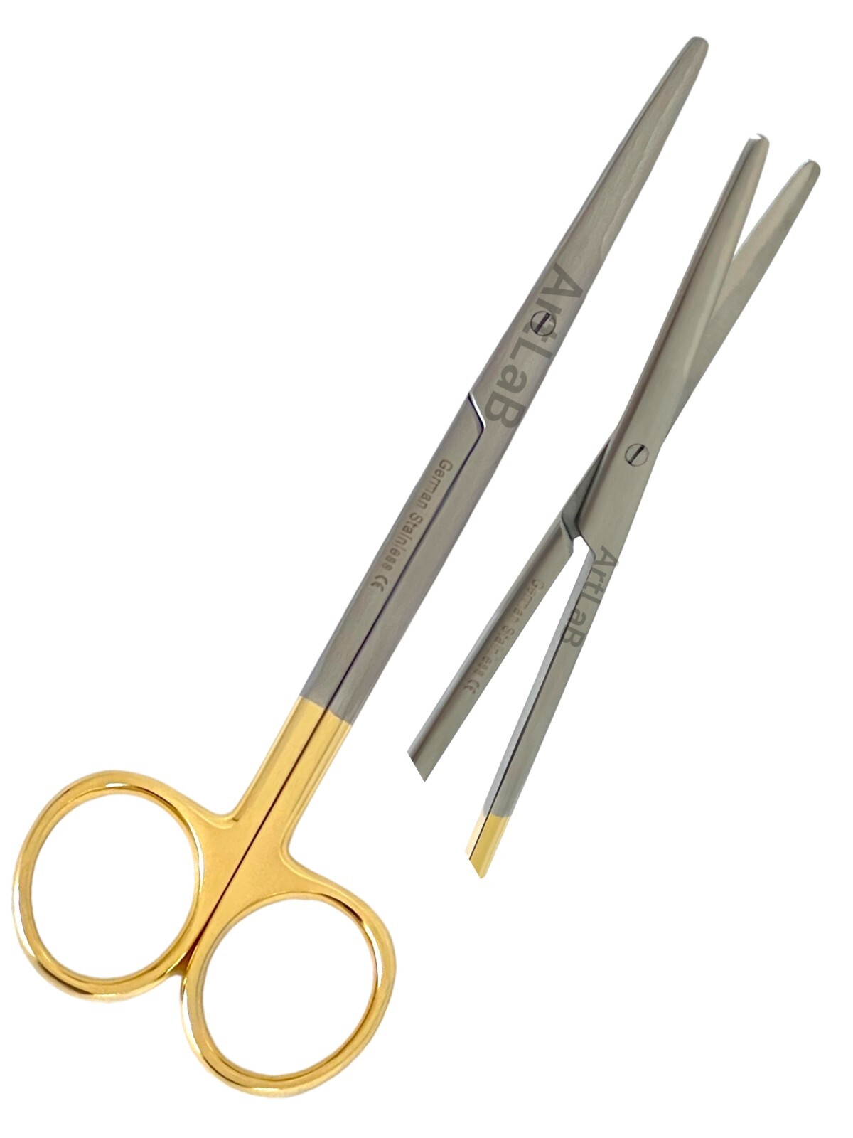 Premium German T/C Metzenbaum Dissecting Scissors Straight & Curved Tungsten Car