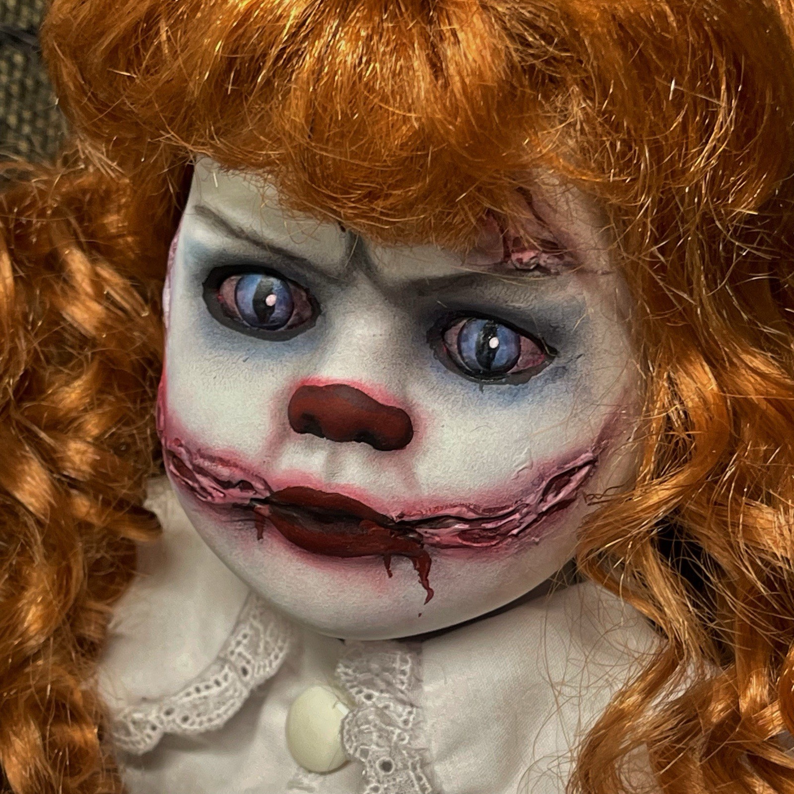 OOAK Creepy Odd 17” Gory Spooky Slasher Zombie Clown Halloween Horror Art Doll