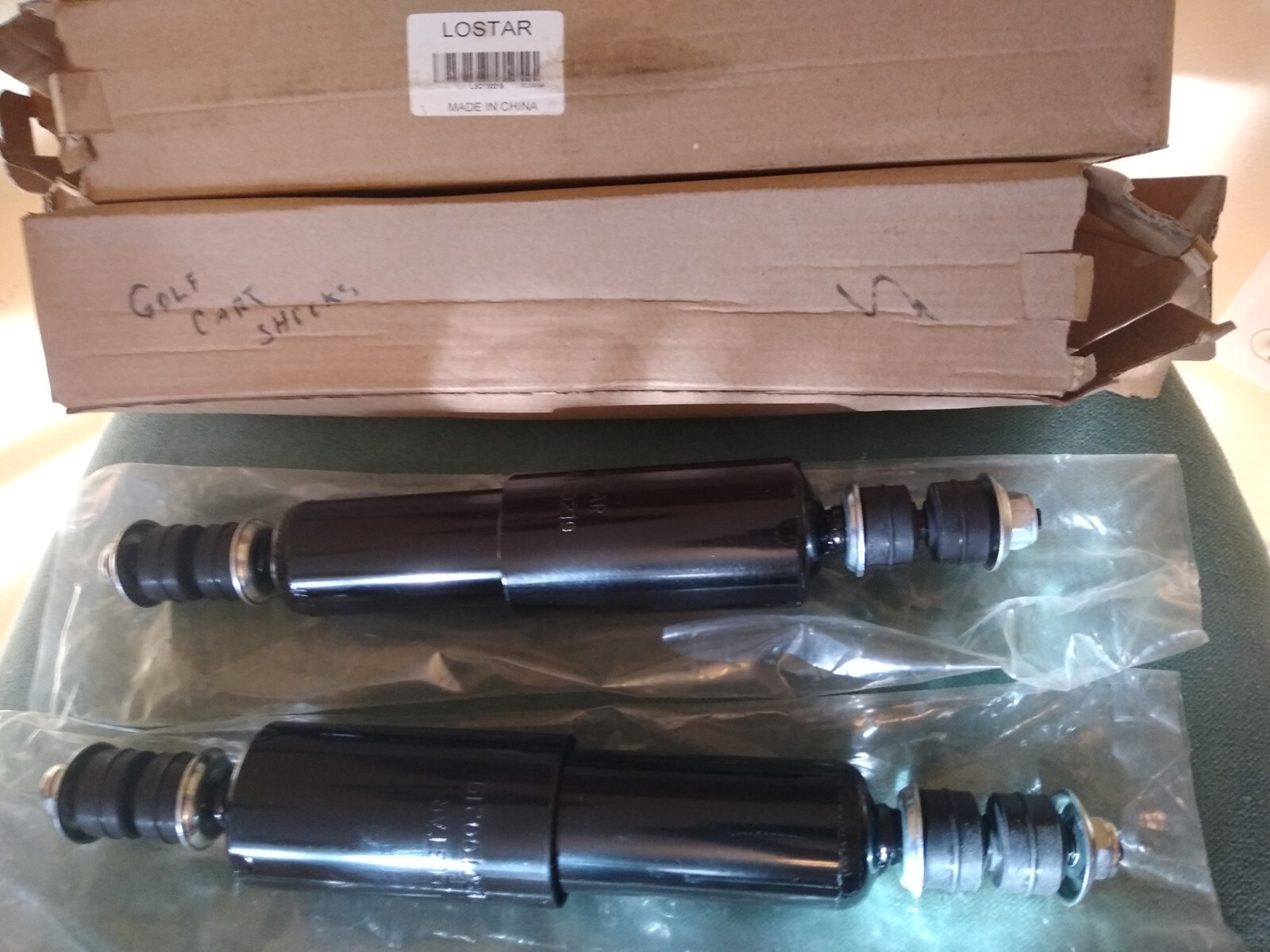 2PCS Lostar Rear Shock Absorber Fits Club Car Golf Carts