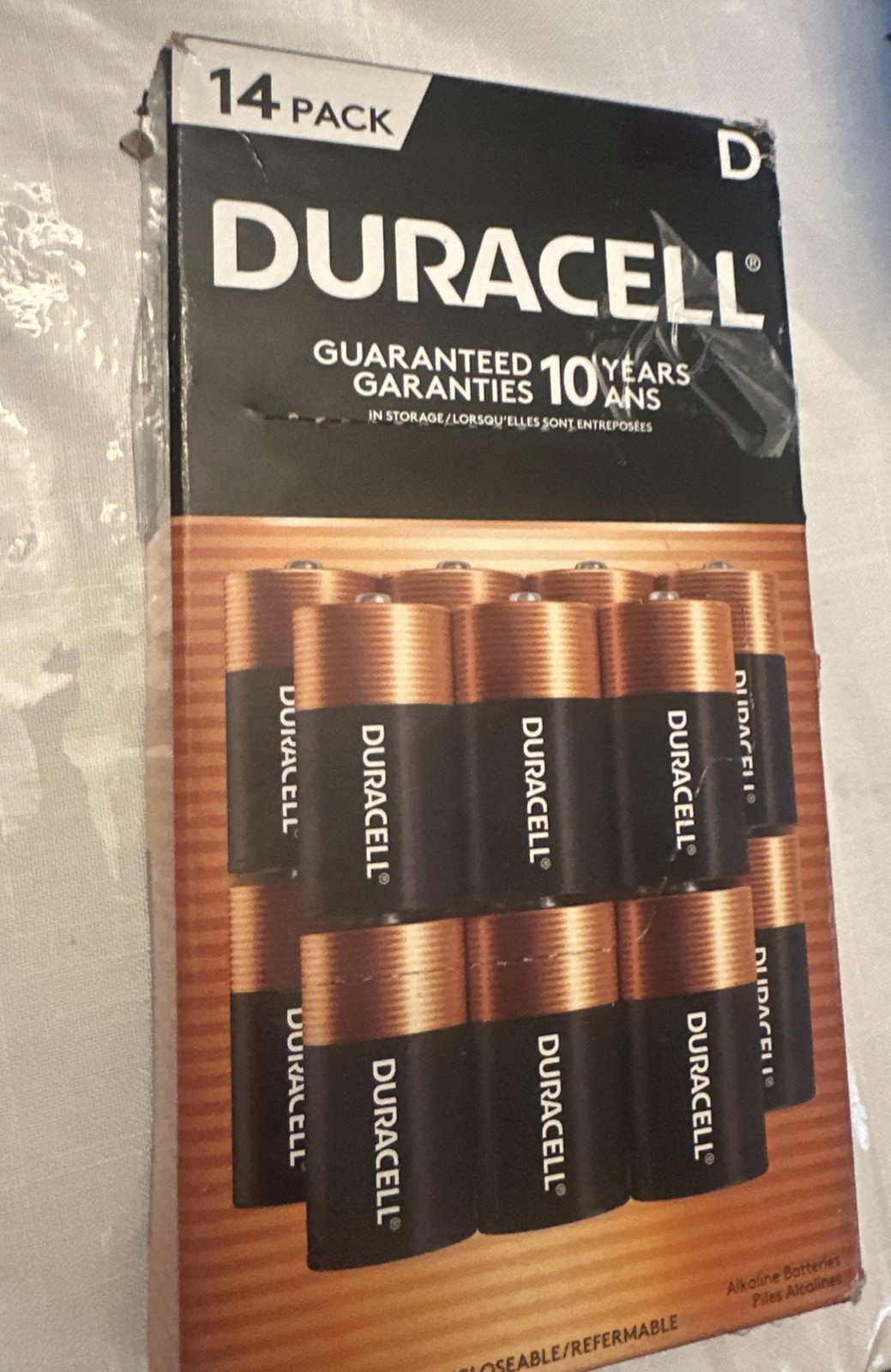Duracell CopperTop D Batteries 14-Count (2032) - NEVER USED