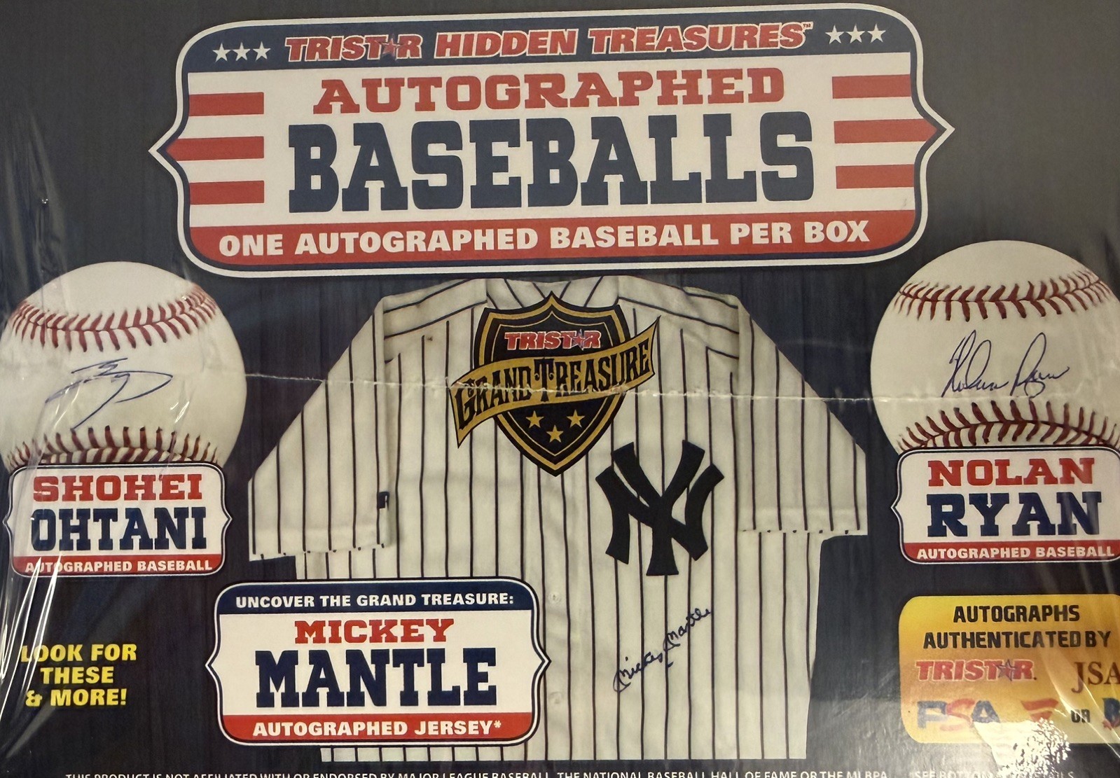 SEALED 2025 TRISTAR HIDDEN TREASURES AUTOGRAPHED BASEBALL BALL MLB BLIND BOX 