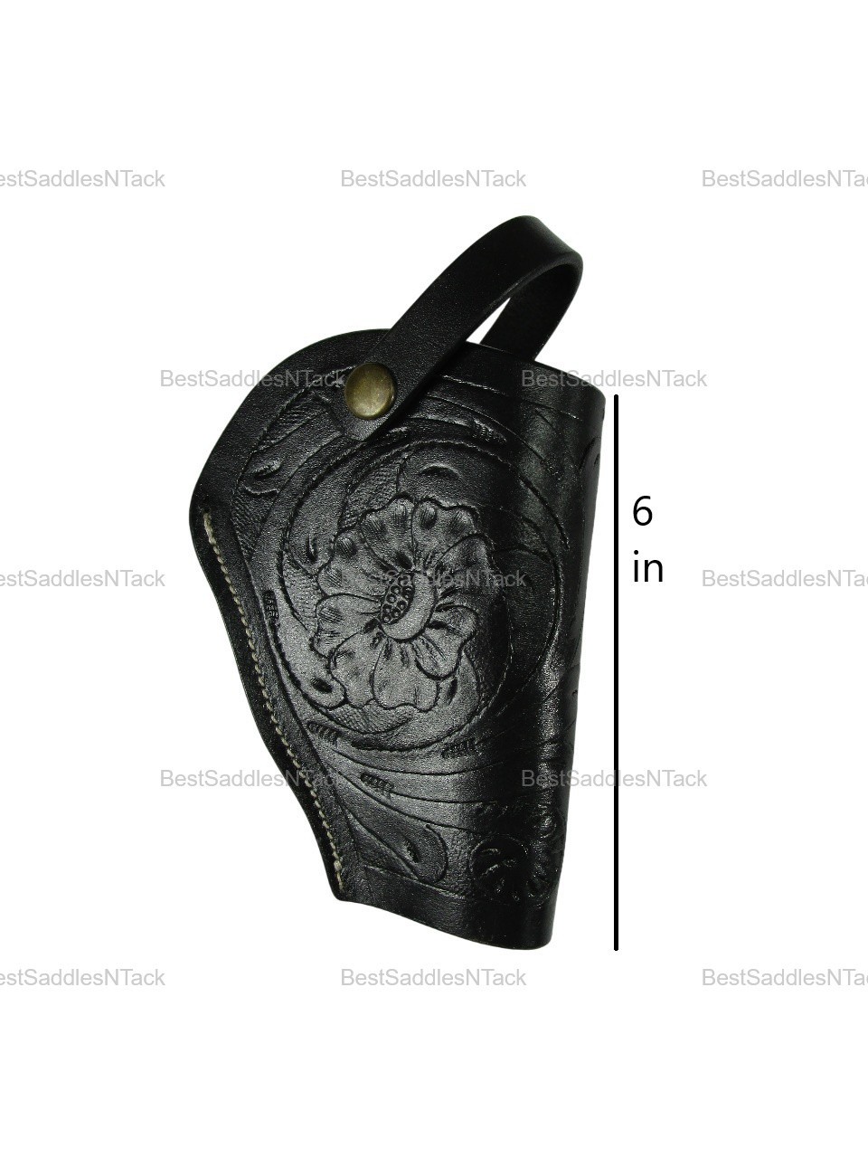 LEATHER HOLSTER S&W MODEL 28 .357 MAG OWB STRONG SIDE CROSSDRAW CARRY