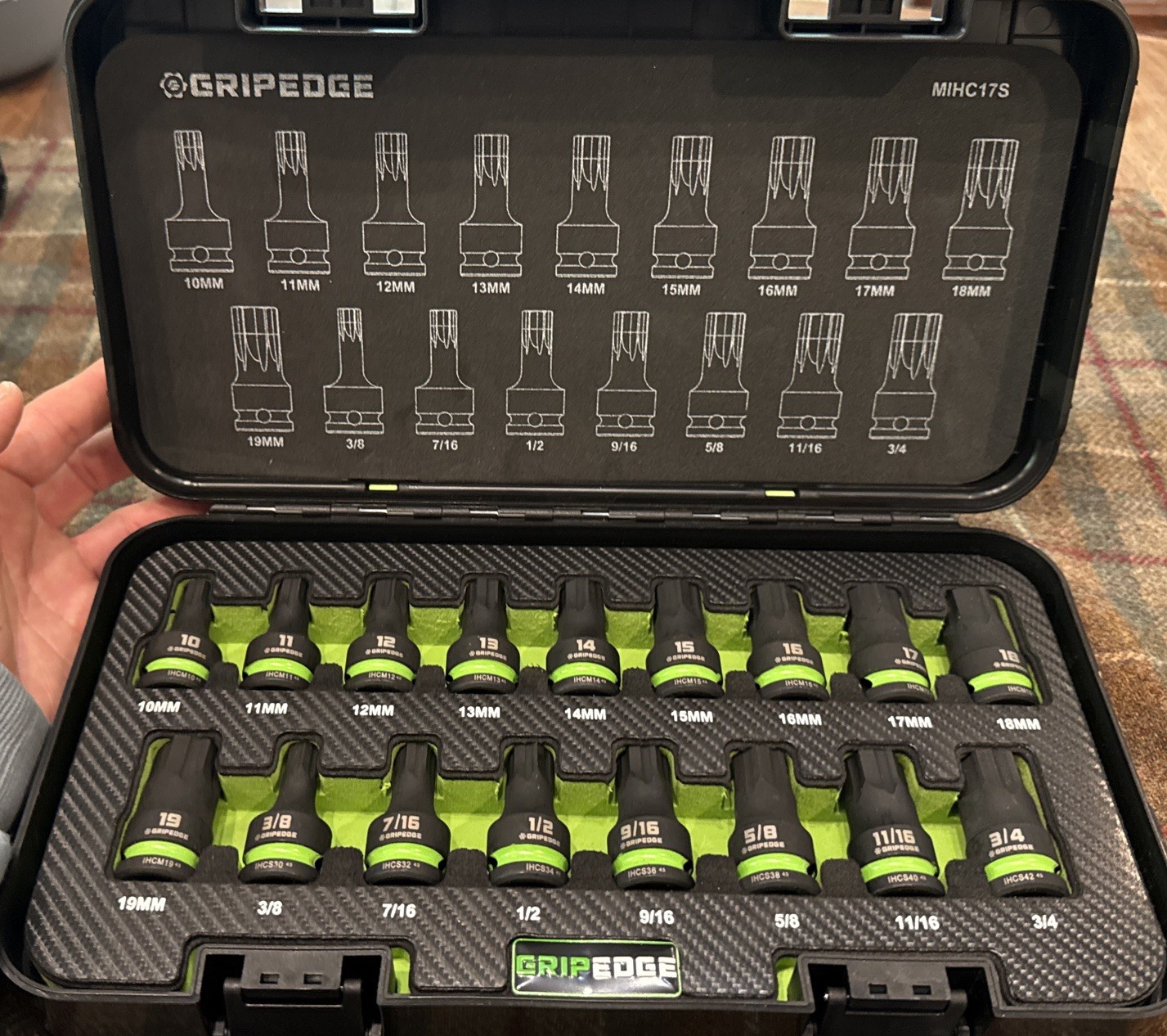 GRIPEDGE MIHC17S 17 Piece Master 1/2 GRIPEDGE MIHC17S 17 Piece Master 1/2
