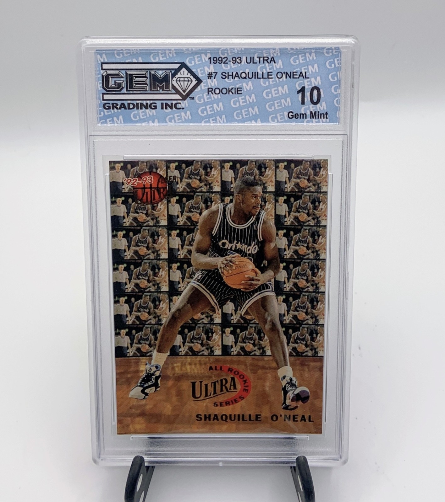 1992-93 Fleer Ultra Shaquille O\'Neal #7 All Rookie Series RC •Gem Mint 10• Magic