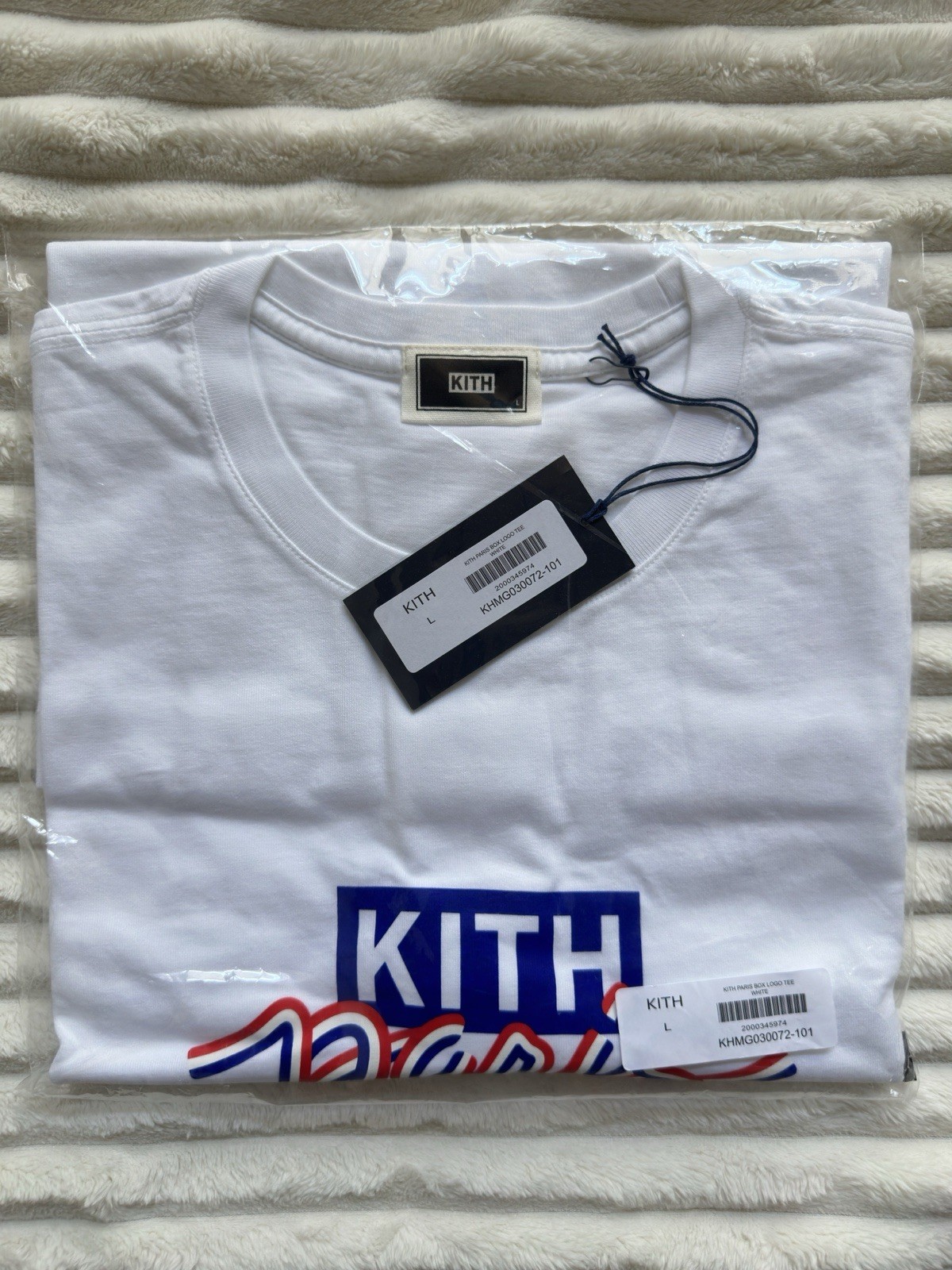 Kith Paris Classic Logo Tee - Sz Large Kith Paris Classic Logo Tee - Sz Large