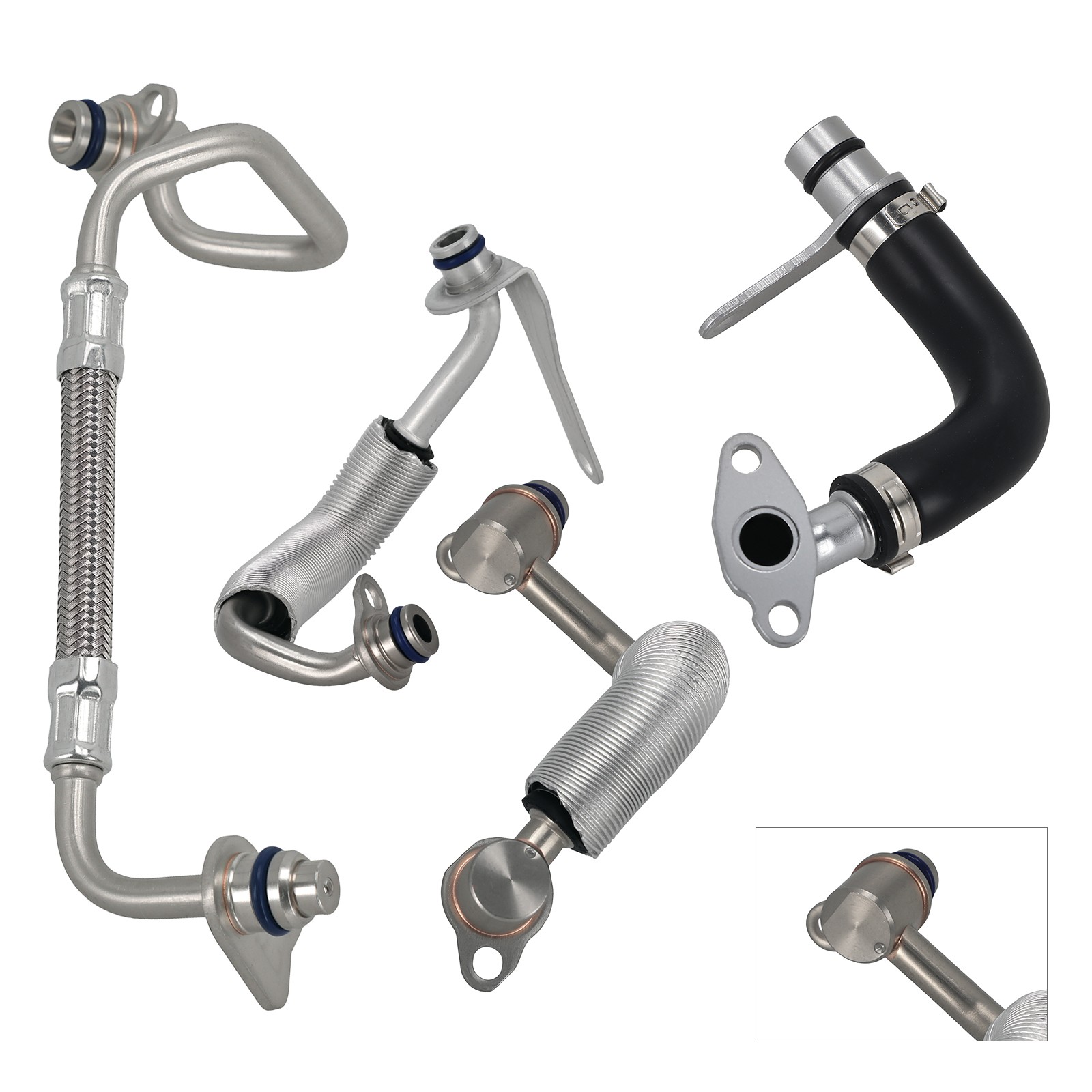 Turbo Oil Lines & Coolant Hose Kit for BMW 2.0L 320i 328i 520i 528i N20B20 X1 X3