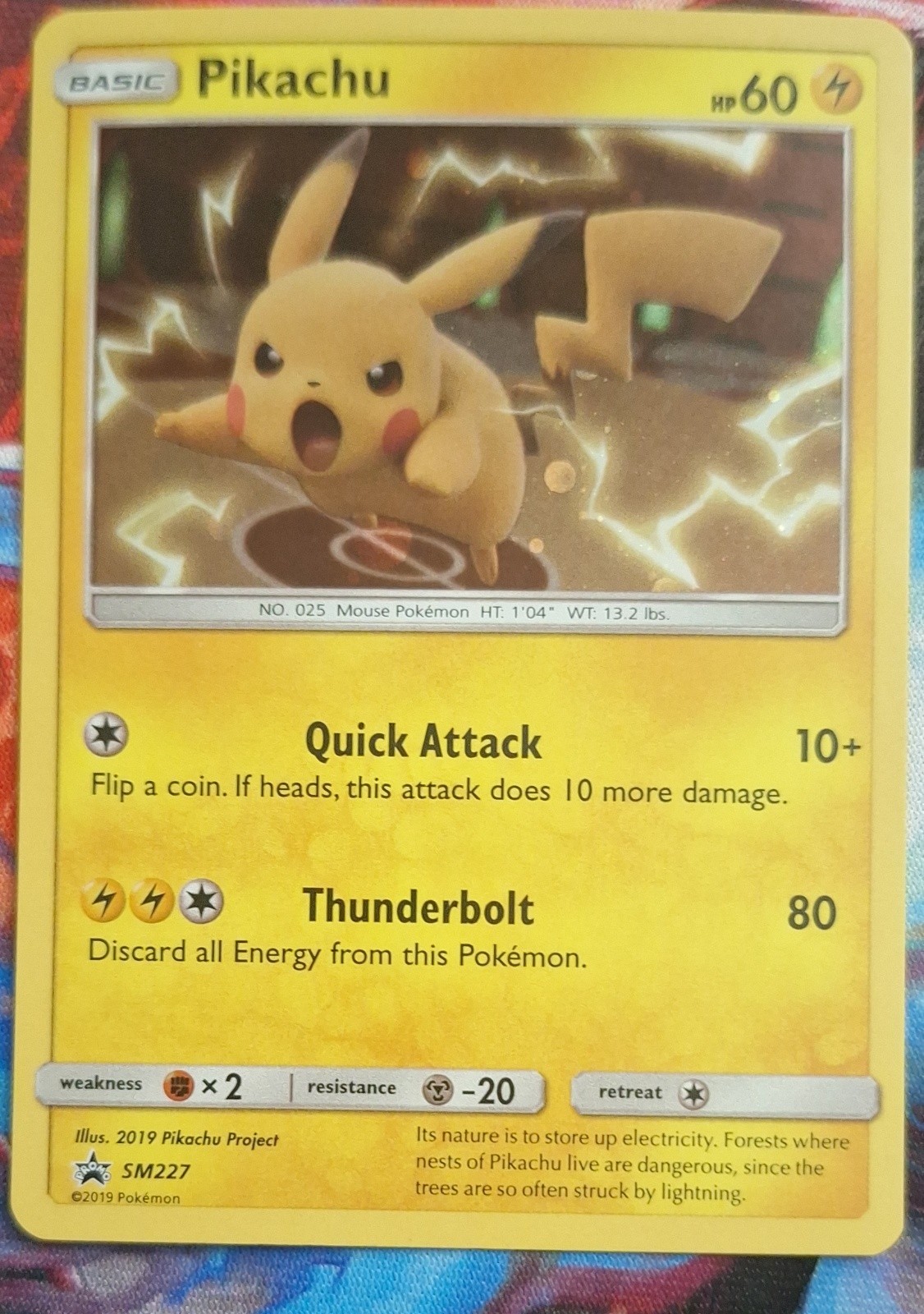 Pikachu SM227 Sm Holo