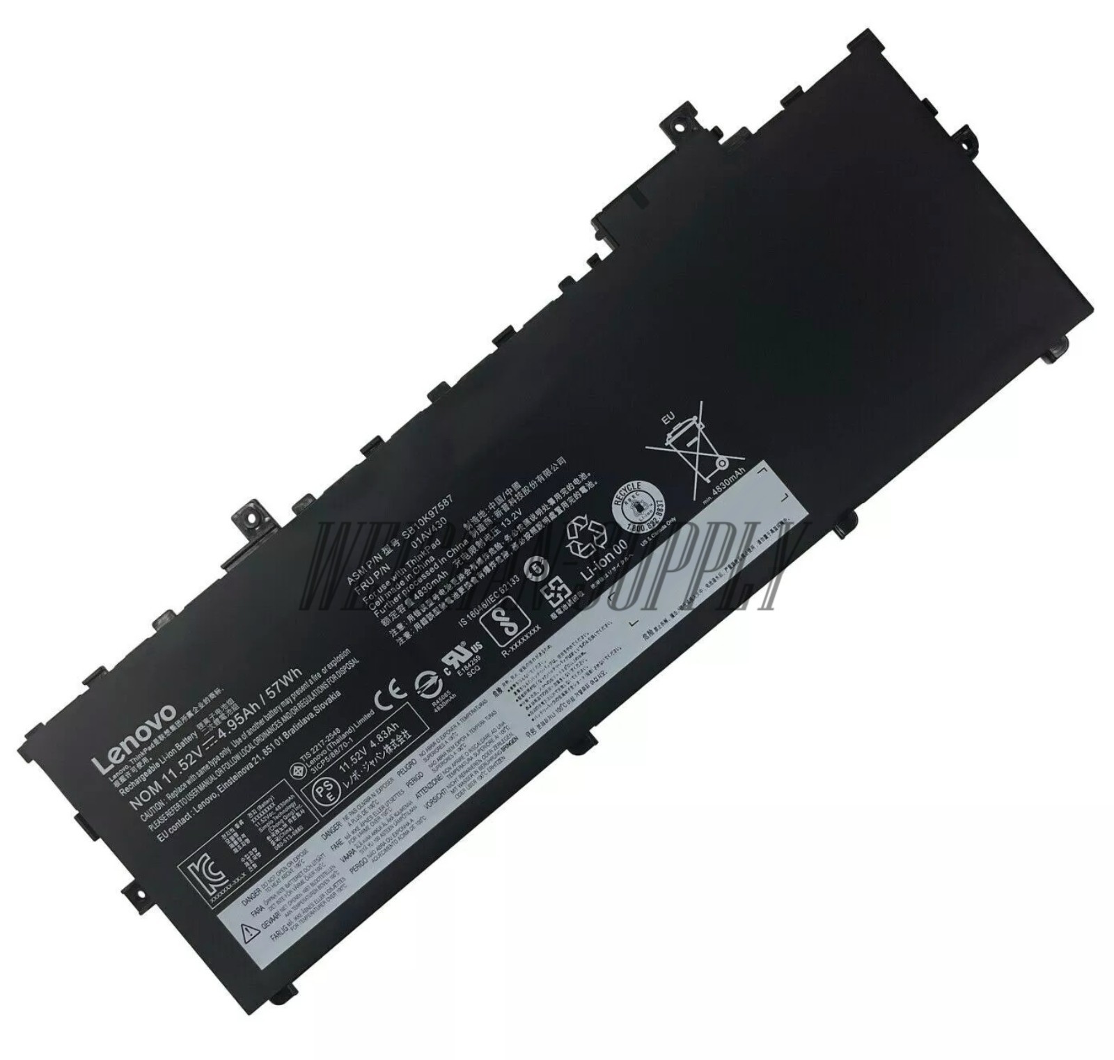 OEM Battery 01AV430 For Lenovo ThinkPad X1 Carbon 5th Gen / 6th Gen G6 01AV494