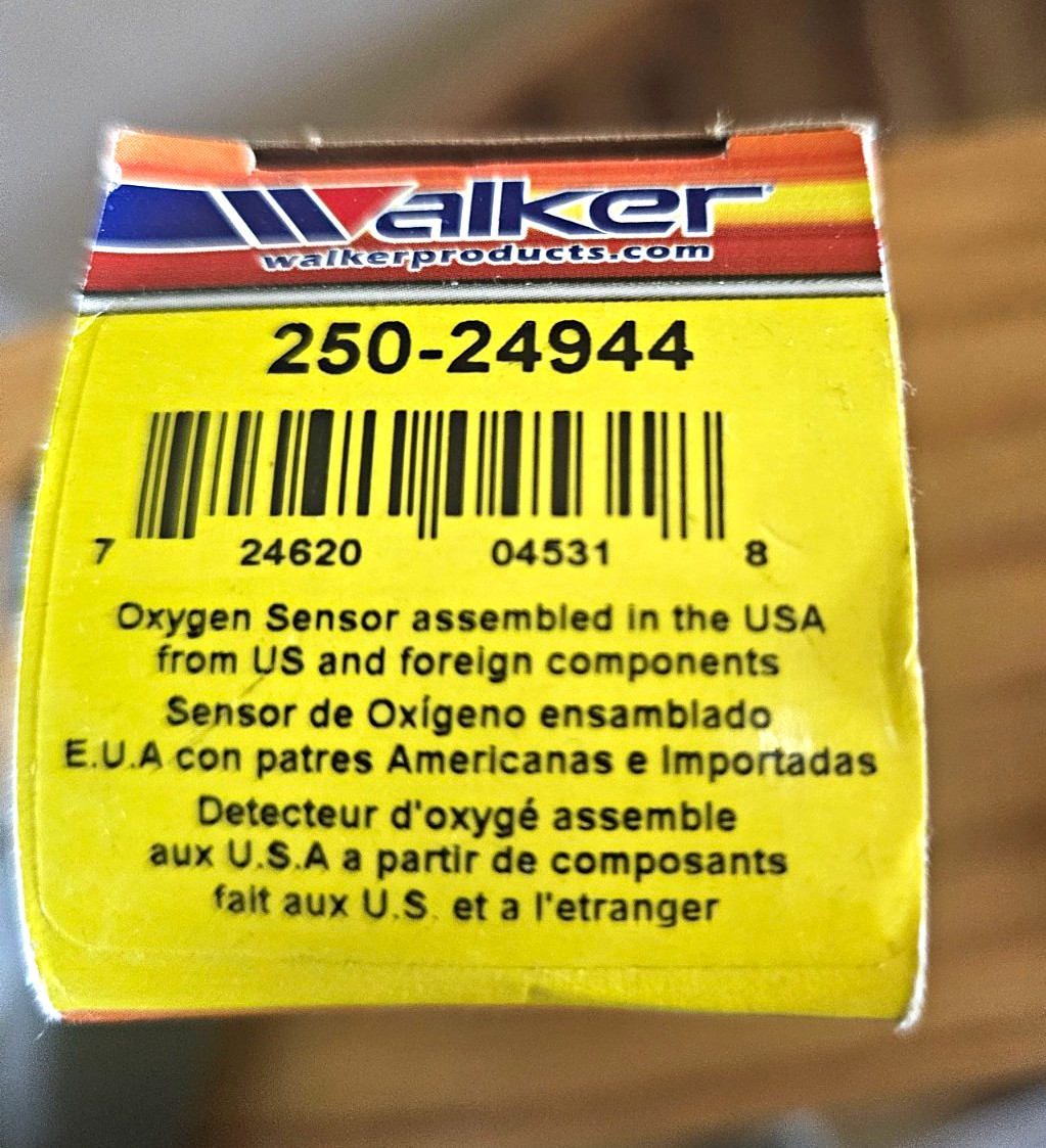Genuine Walker Products 250-24944 Oxygen Sensor 4-W Direct Fit Narrow-Band Genuine Walker Products 250-24944 Oxygen Sensor 4-W Direct Fit Narrow-Band