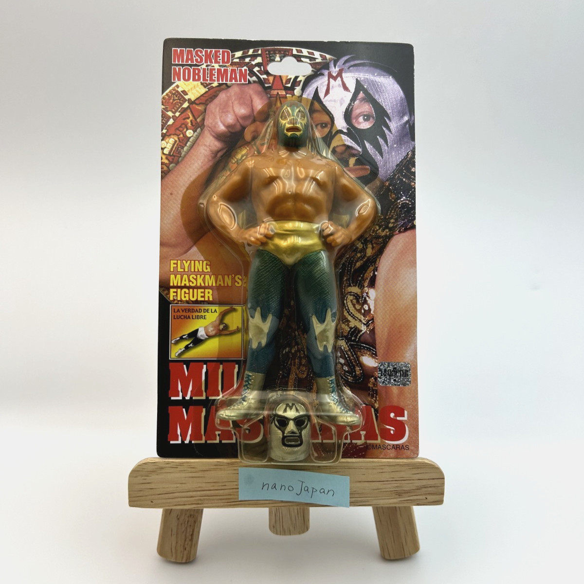 Mil Mascaras Action Figure Mexican Lucha Libre Pro Wrestling Masked Nobleman JP Mil Mascaras Action Figure Mexican Lucha Libre Pro Wrestling Masked Nobleman JP