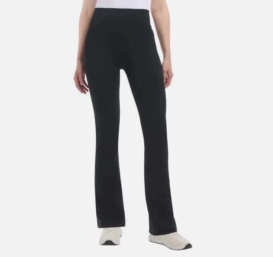 Jockey Women\'s Yoga Pants, Black Salt, Size Large