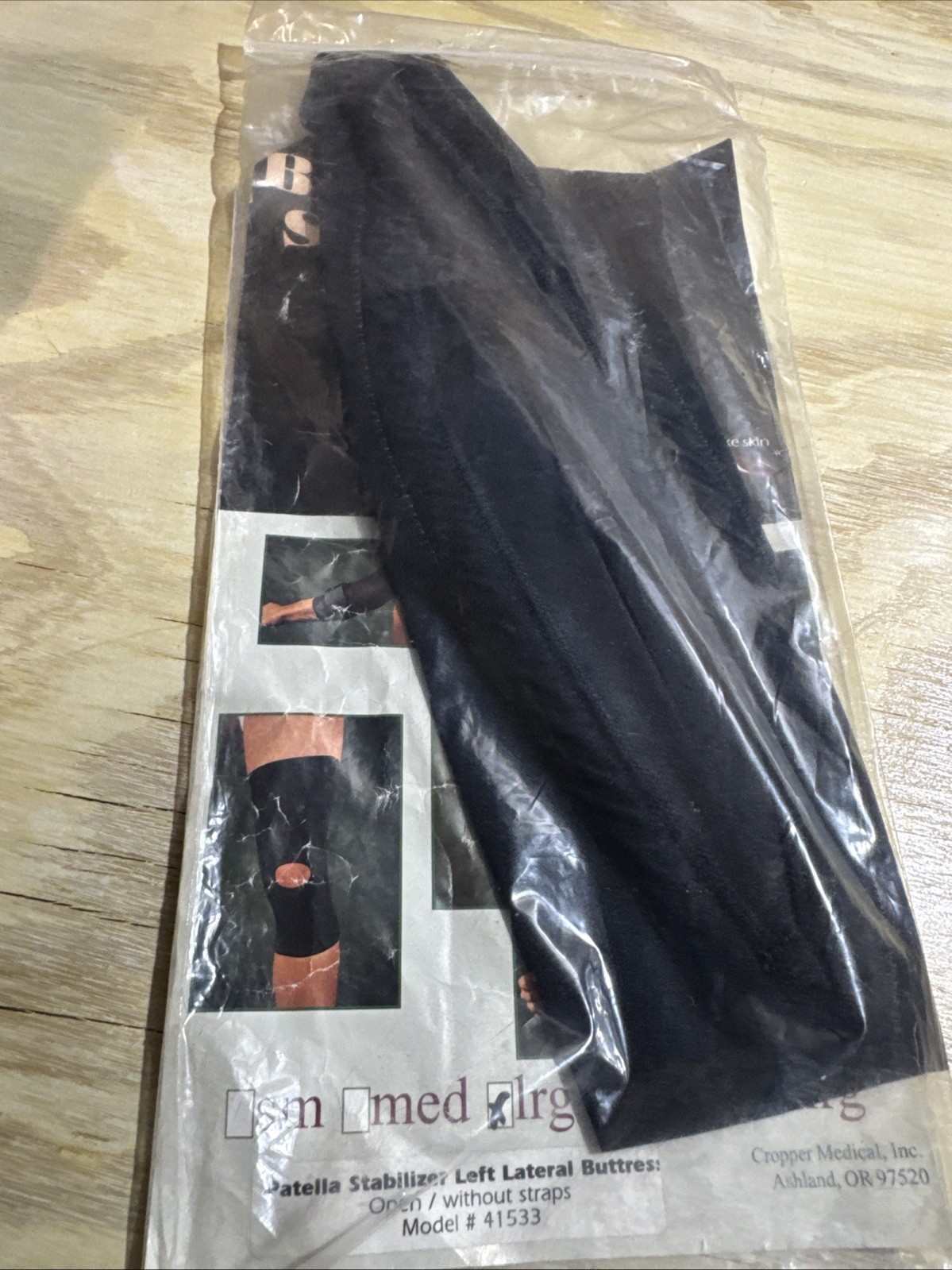 Bioskin Large Patella Stabilizer Left Lateral Buttress 41533 Bioskin Large Patella Stabilizer Left Lateral Buttress 41533