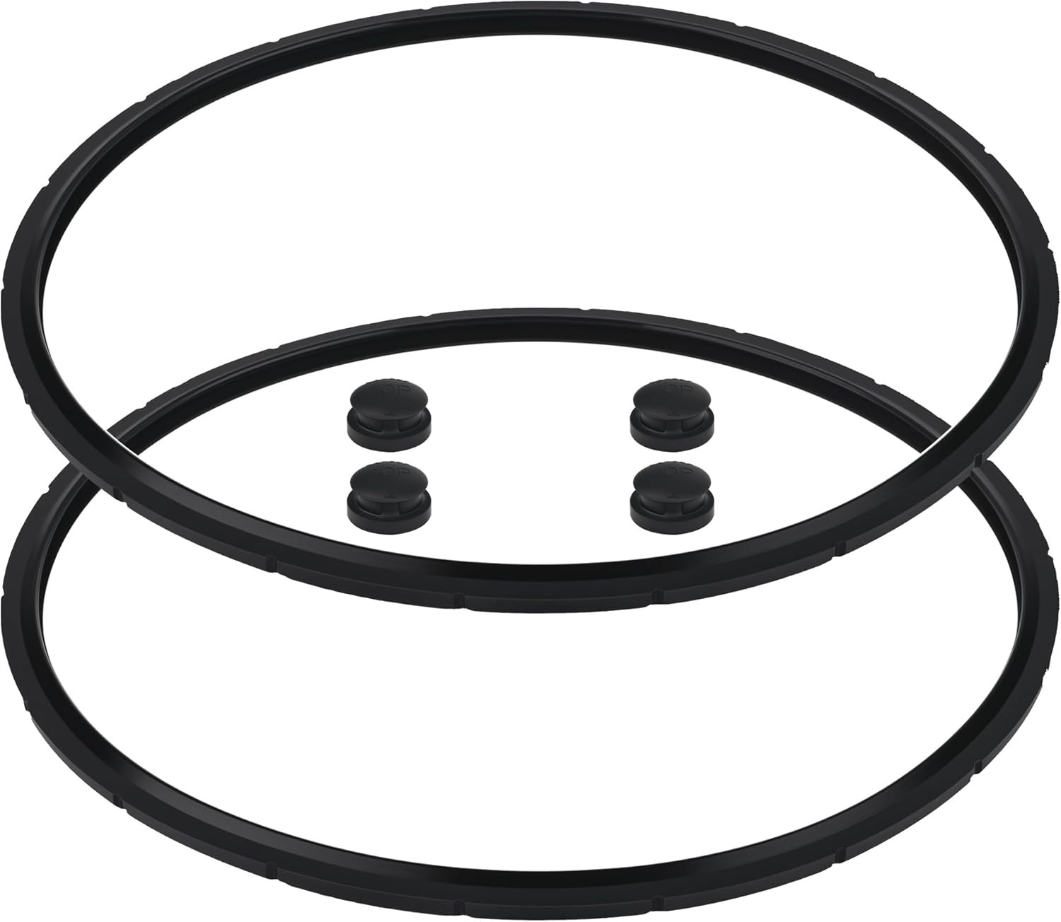 2 Pack 09985 Pressure Canner Sealing Ring + 4 Pack Overpressure Plugs, Gasket 2 Pack 09985 Pressure Canner Sealing Ring + 4 Pack Overpressure Plugs, Gasket