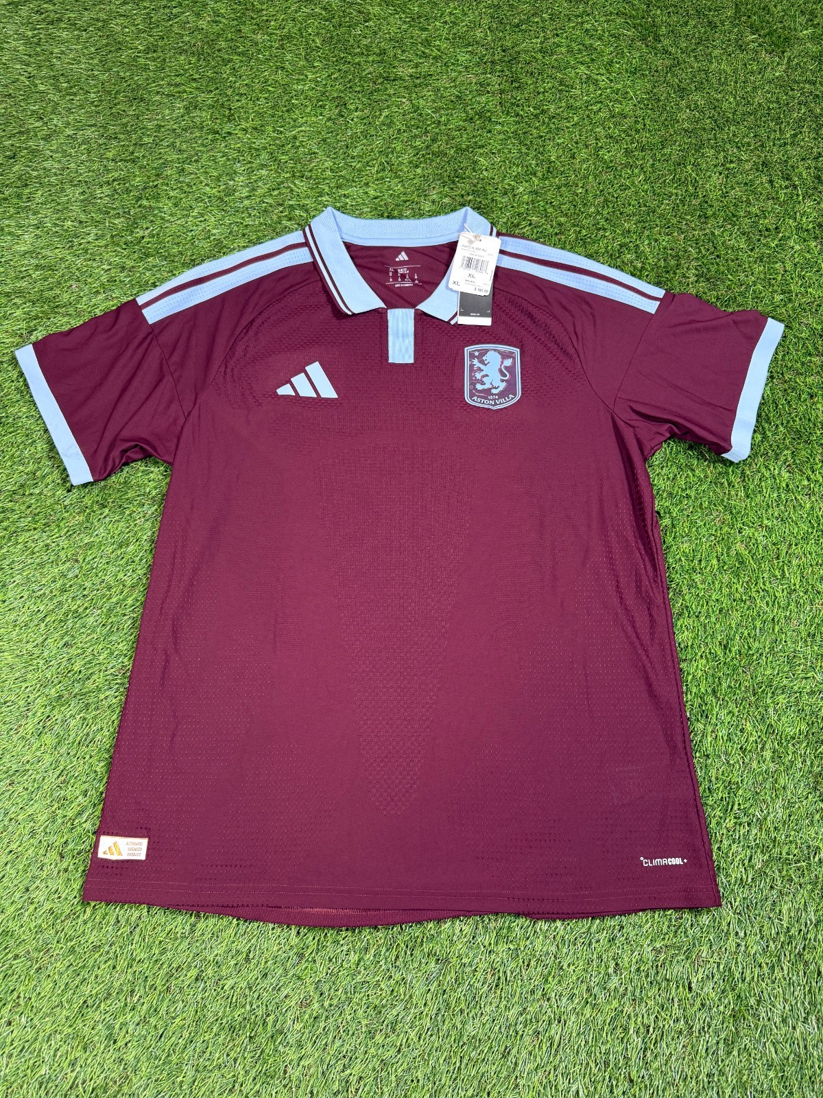 Adidas Aston Villa 26/27 Home Authentic Jersey Men's Size XS, M, XL - JZ4727 Adidas Aston Villa 26/27 Home Authentic Jersey Men's Size XS, M, XL - JZ4727
