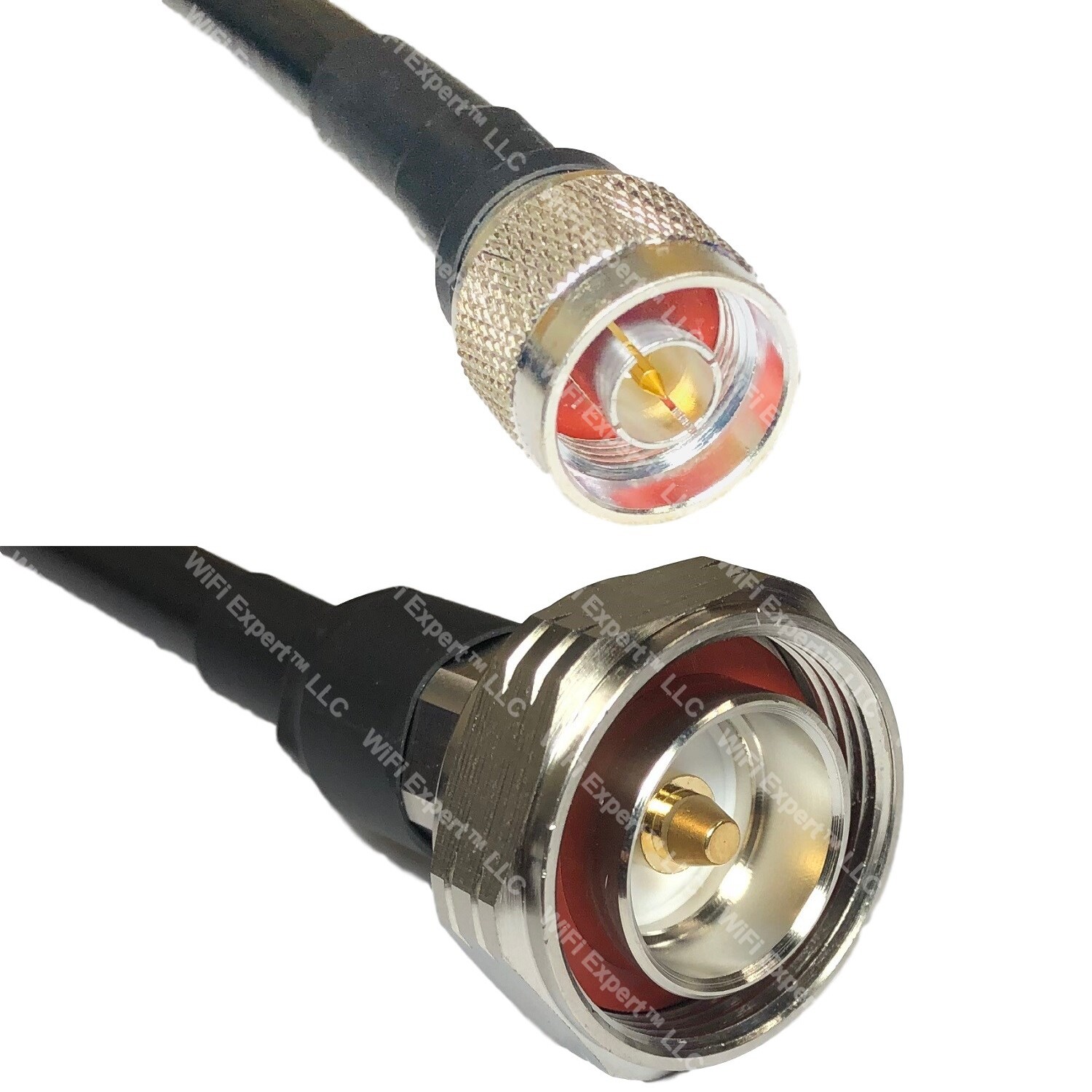 RFC400UF N MALE to DIN 7/16 MALE Coaxial RF Cable USA-Ship Lot