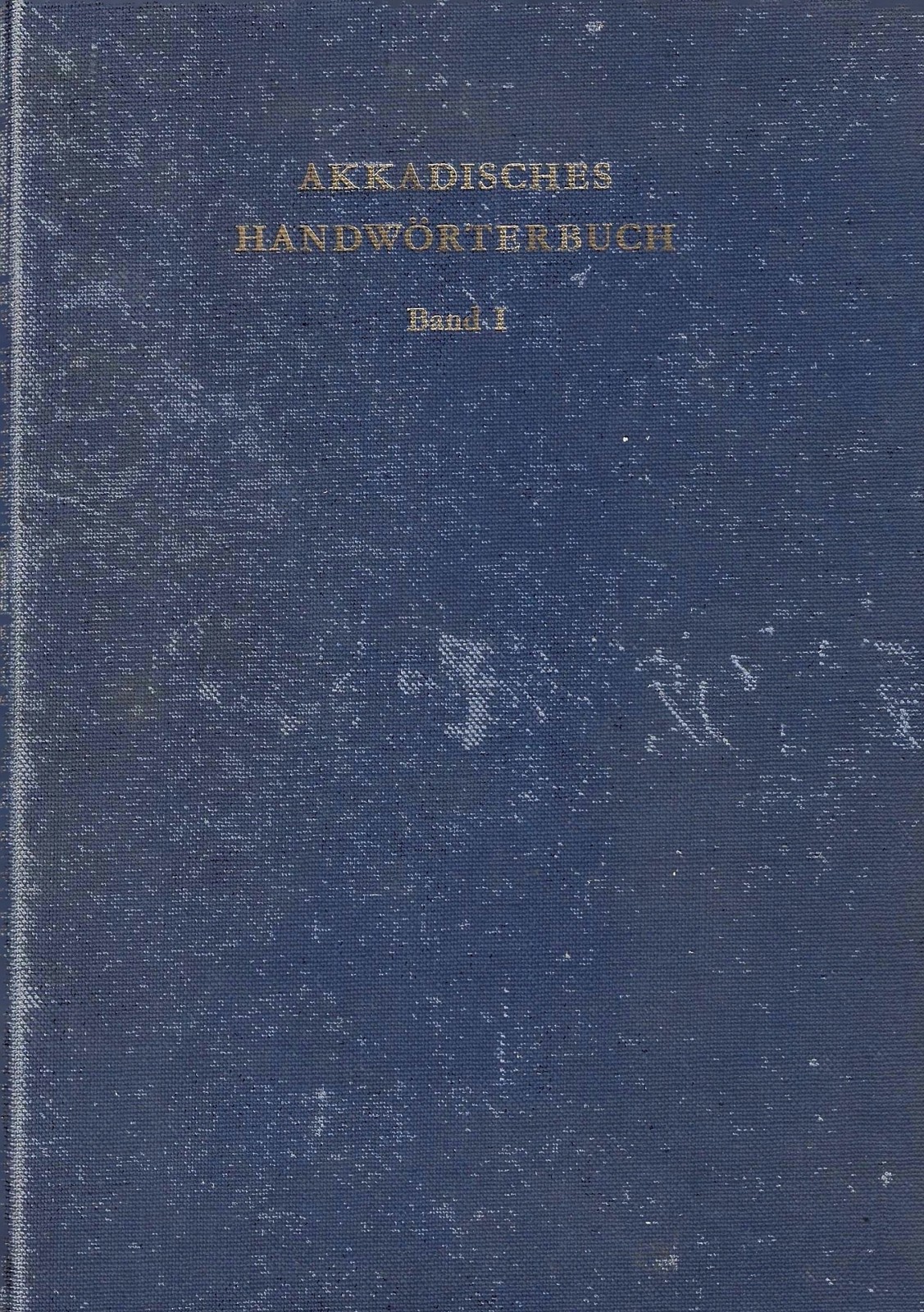 Akkadisches Handworterbuch Akkadisches Handworterbuch