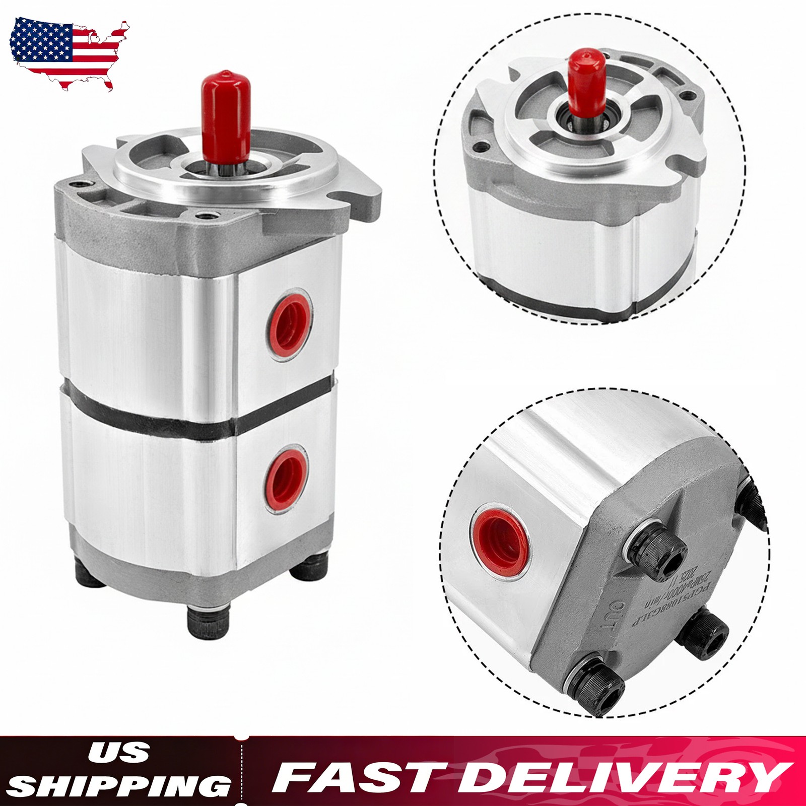 New Two-Section Hydraulic Gear Pump PGP51088G3LP For Skid Steer Loader KTT23 AGT