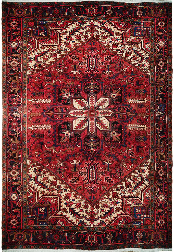 9x11  Semi-Antique Perssiaan Herriz Estate Rug 73502