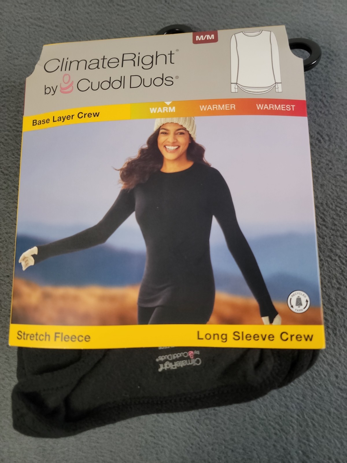 NWT Cuddl Duds Climate Right Women's Base Layer Crew Neck Long Sleeve M NWT Cuddl Duds Climate Right Women's Base Layer Crew Neck Long Sleeve M