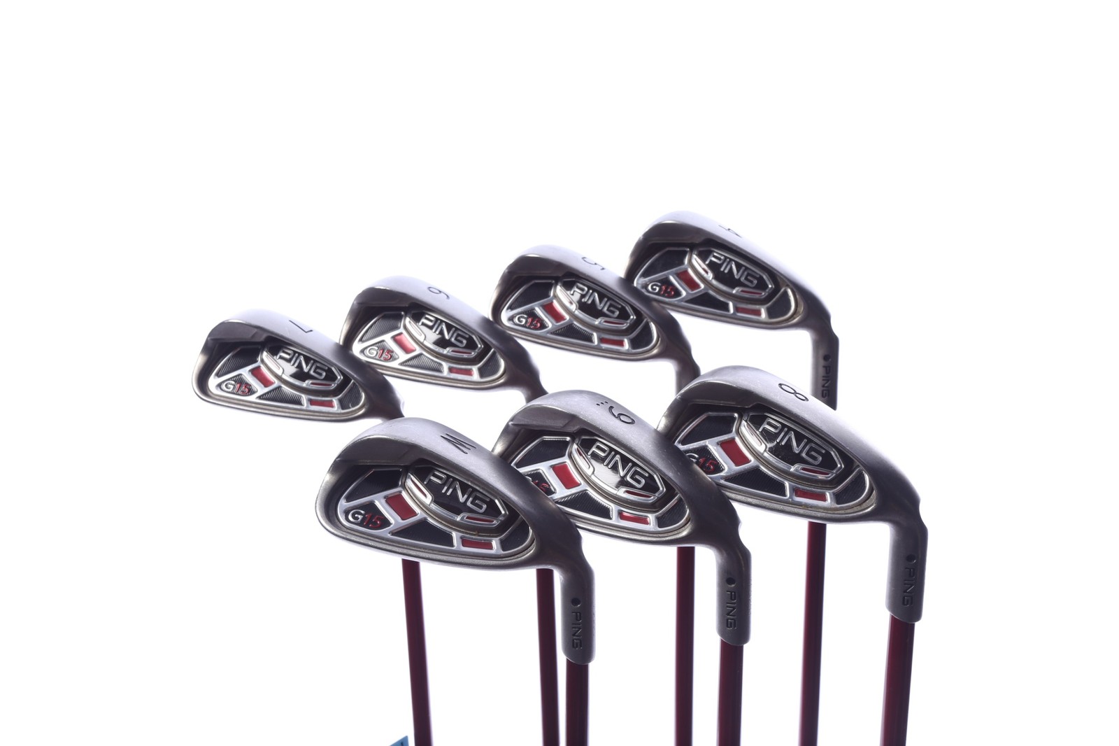 Ping G15 Iron Set 4-PW RH -0.75 in Regular Flex 74g Graphite Shaft