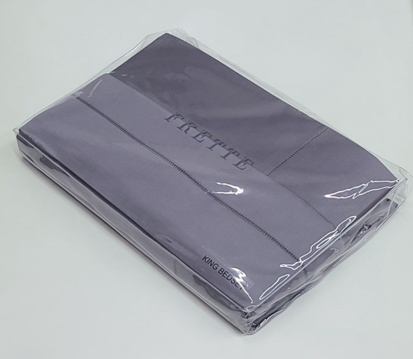 Frette Monza King Bedset Steel Cotton Satten Italy