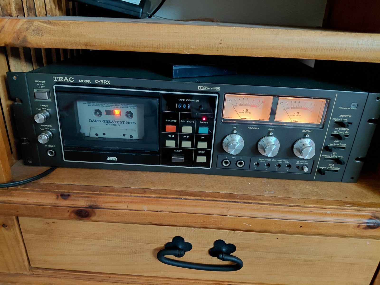 TEAC C-3RX STEREO CASSETTE DECK READ