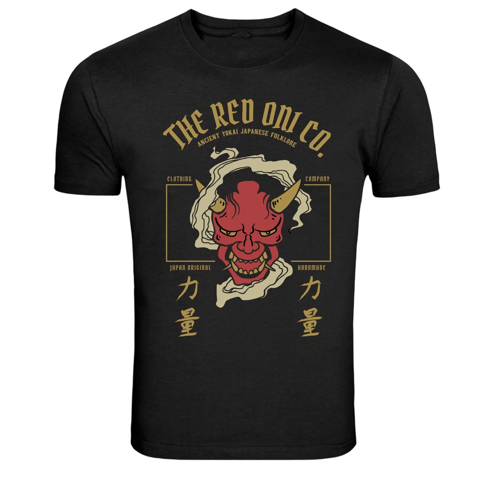 Red Oni Demon Japanese Yokai Graphic T-Shirt Red Oni Demon Japanese Yokai Graphic T-Shirt
