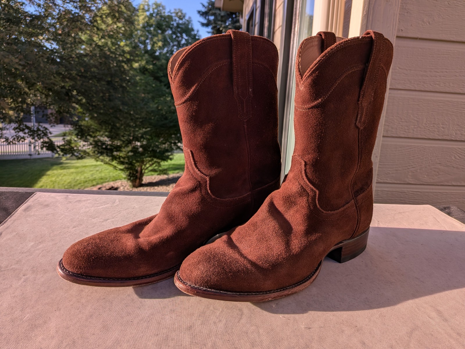 TECOVAS The Shane 11.5D Brown Suede Boots