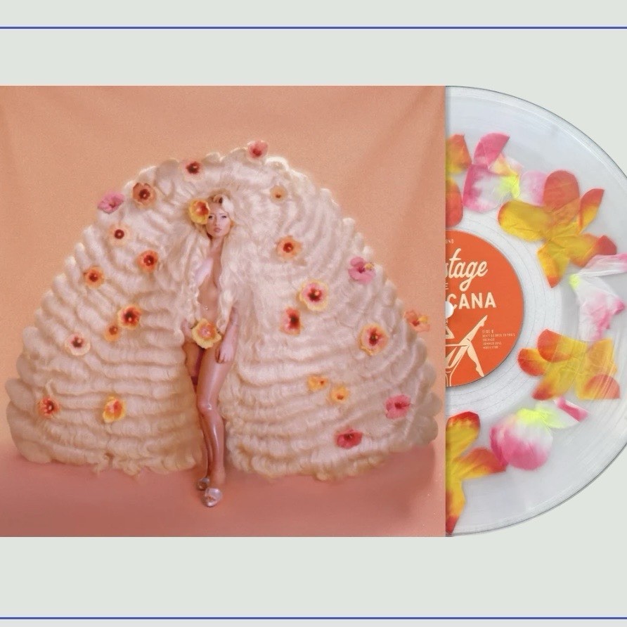 Remy Bond Backstage At The Tropicana Bad World Flower Filled Vinyl Sealed Inhand