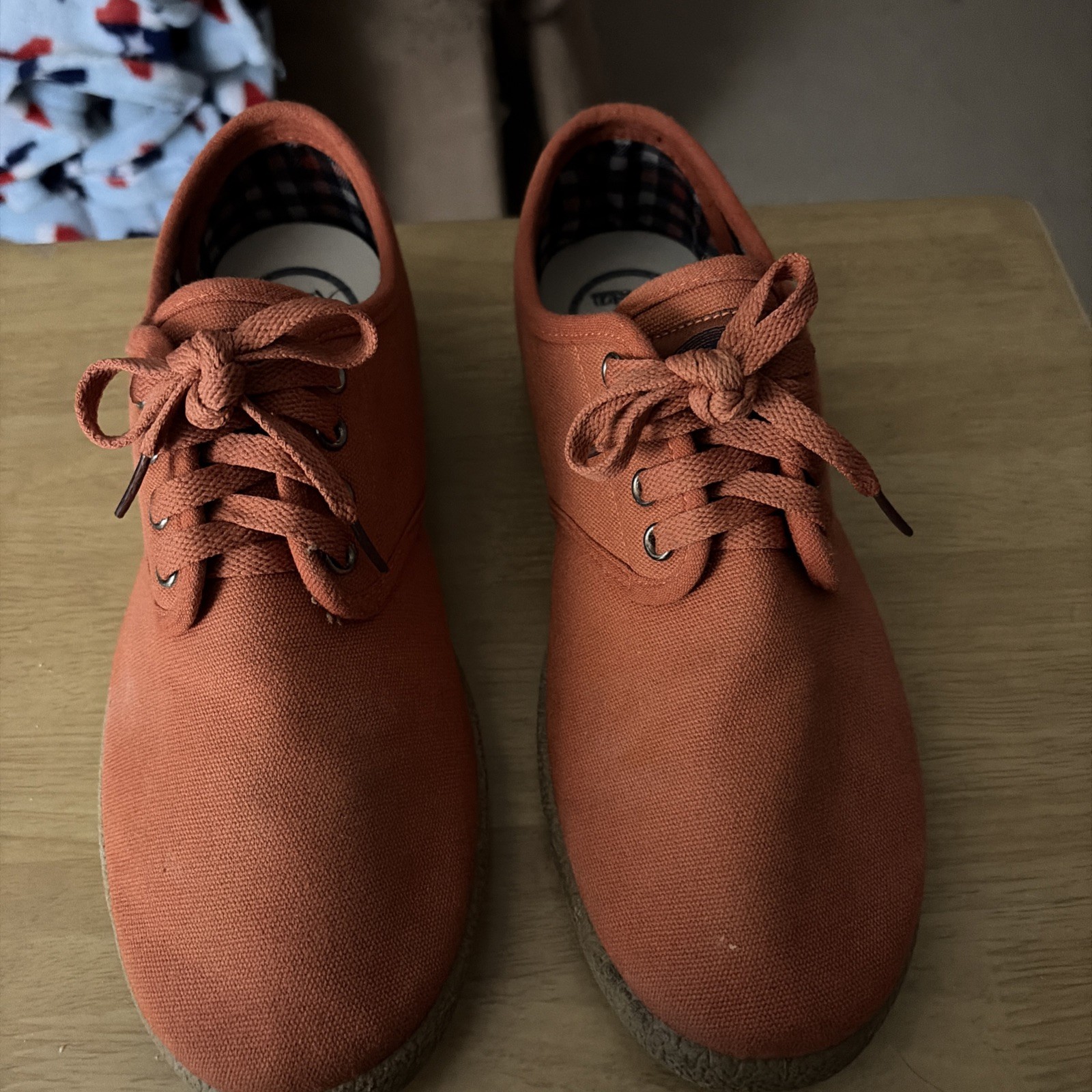 Kingston Union Vegan Shoes The Wino Rust/Gum Sun Records Mens Size 9