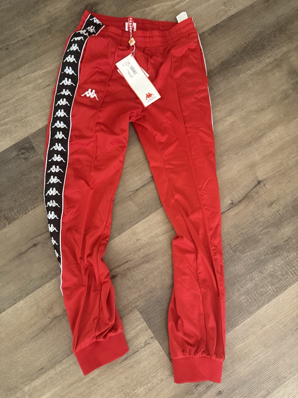 New Size Medium Kappa Banda Rastoria Track Pants Red New Size Medium Kappa Banda Rastoria Track Pants Red