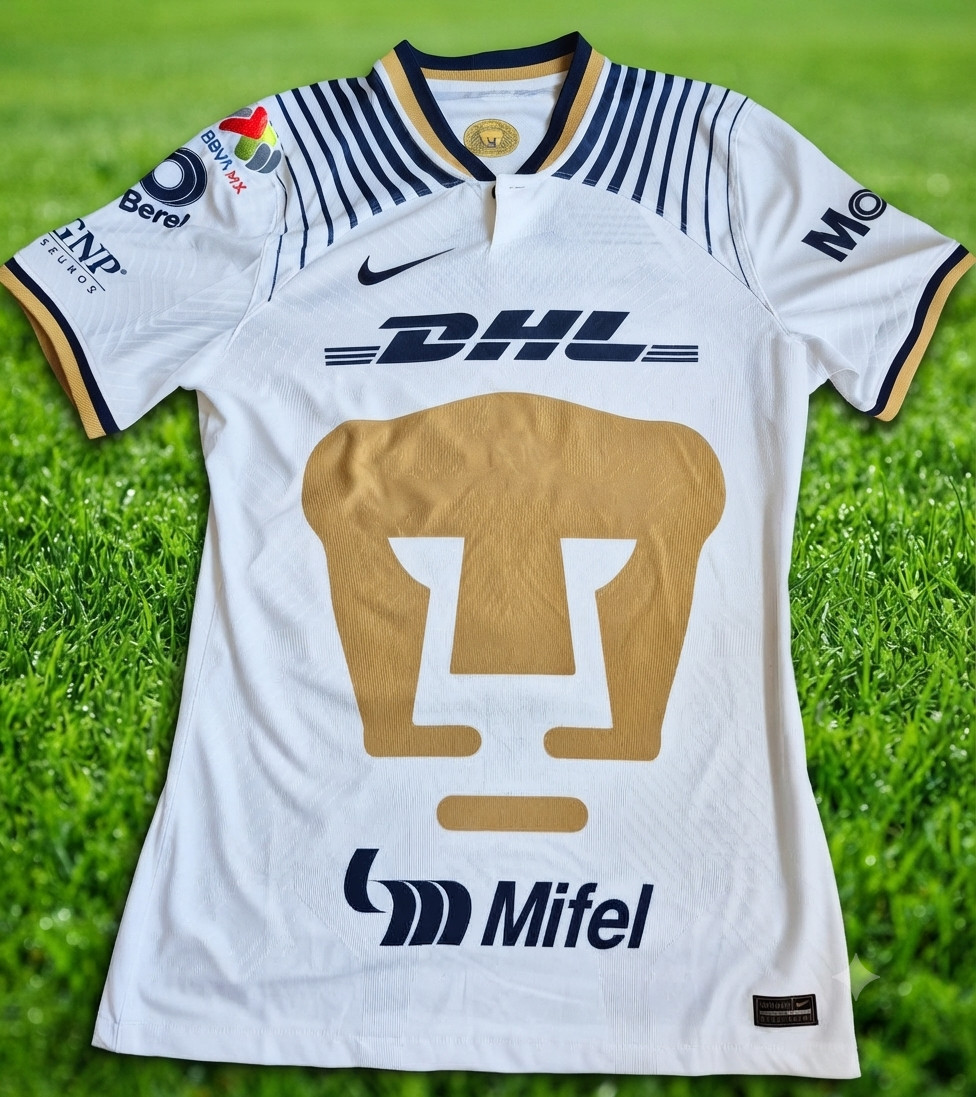 Pumas UNAM Match worn/prepared signed shirt Jorge Ruvalcaba I DON\'T SEND TO USA