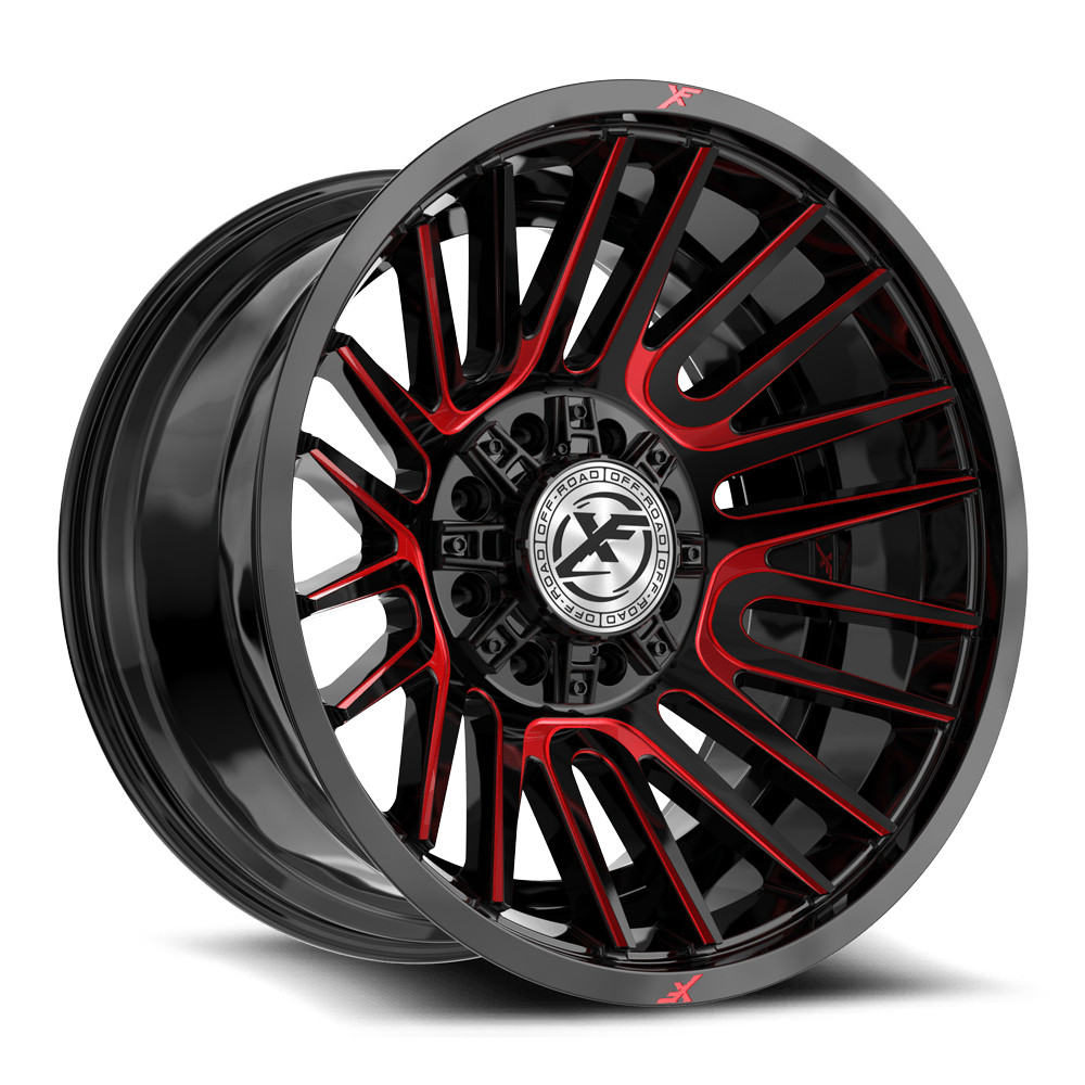 XF Off-Road Wheel XF-234 20x9 6x135/5.5 12mm Black/Red XF-234209061351397+12BMR