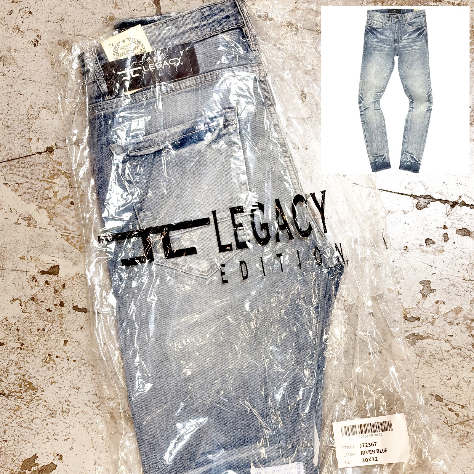 *NEW* Men Jordan Craig Martin Fit Venice Denim Jean RIVER BLUE (JT2367) 👍