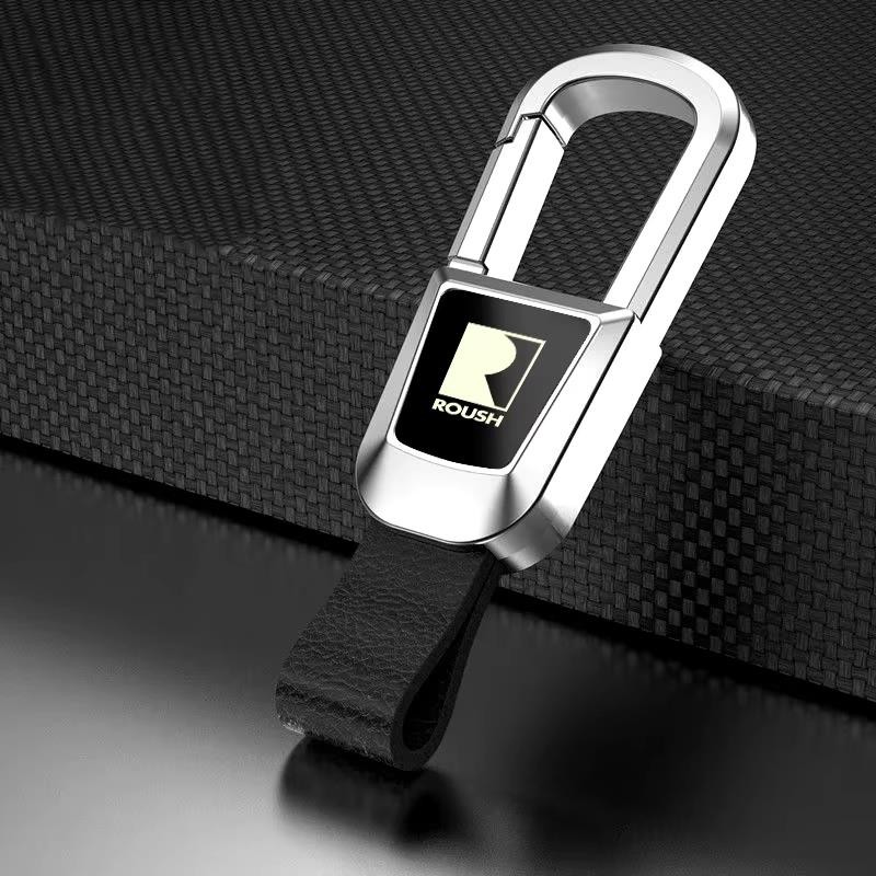 Roush Logo Key Fob Set - Two Finishes to Choose - Use for Key or Keyless Fobs