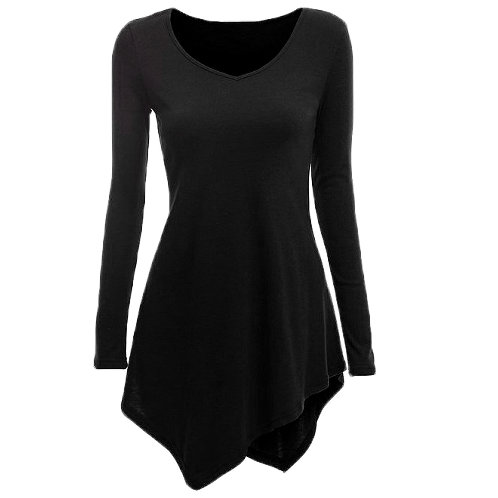 Womens Tops Long Sleeve Shirt Lightweight Soft Casual Evening Summer Tunic Top