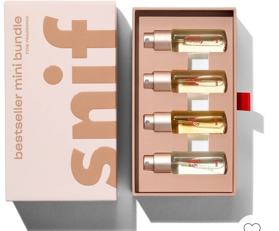 New by Snif- Golden Ticket- tart deco- sweet ash .30 fl.oz each Fragrance set New by Snif- Golden Ticket- tart deco- sweet ash .30 fl.oz each Fragrance set