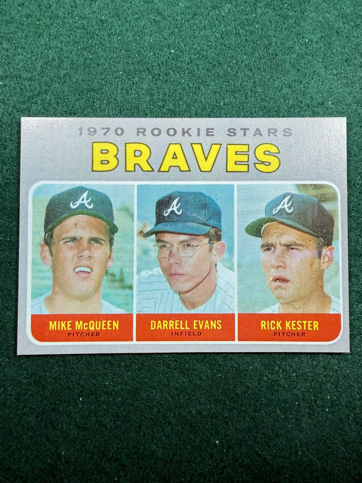 1970 Topps - Darrell Evans High #621 Atlanta Braves NM centered, sharp *BEAUTY*