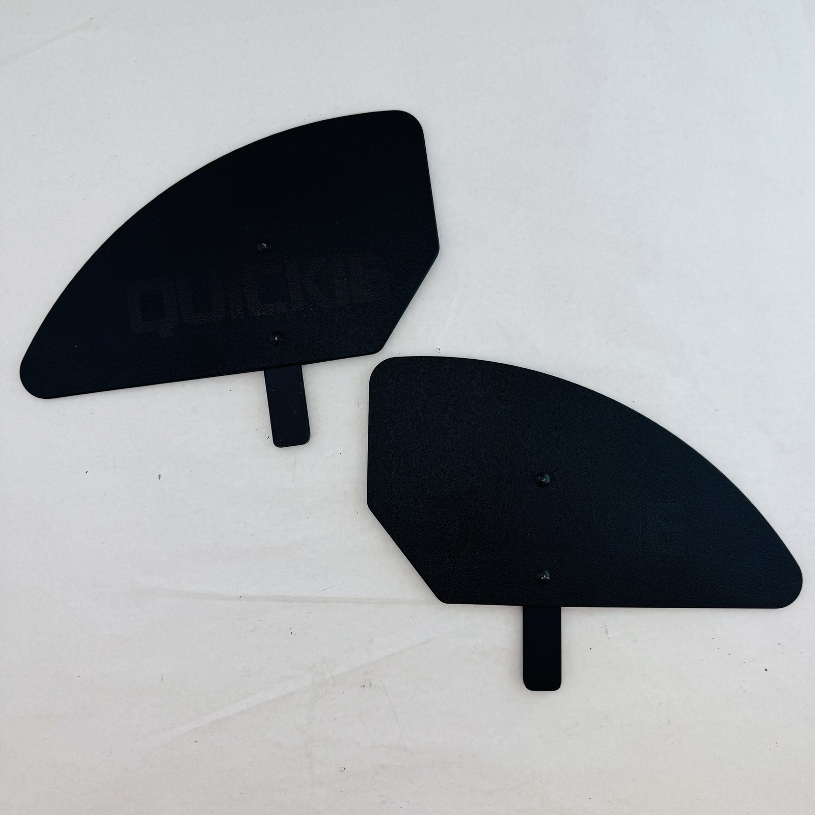 Quickie Wheelchair Side Guards Pair Black Left Right Drop Post