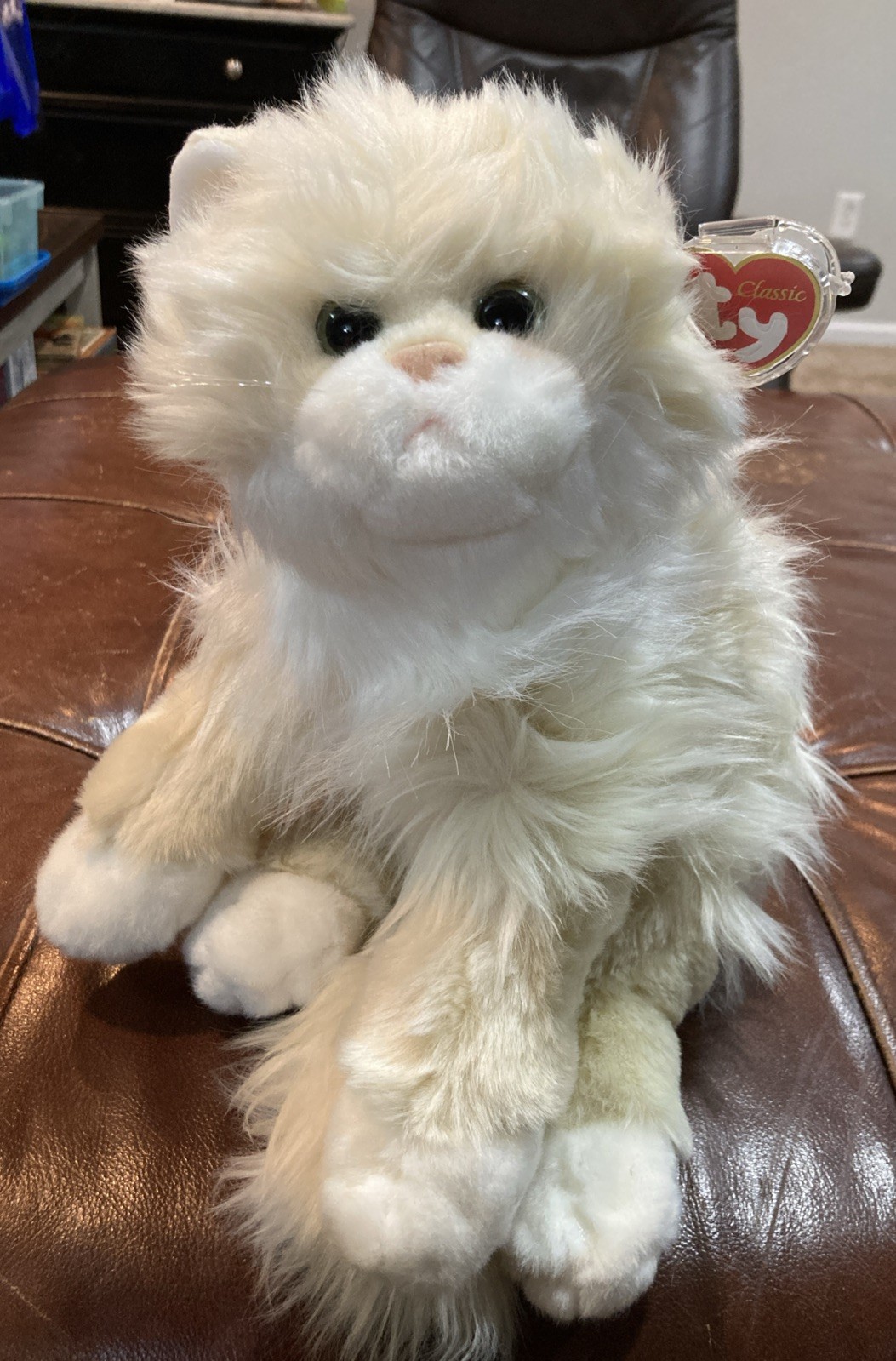 TY Classic Cat Plush Sophisticat Long Haired Kitten Stuffed Floppy Toy 2007 NWTs