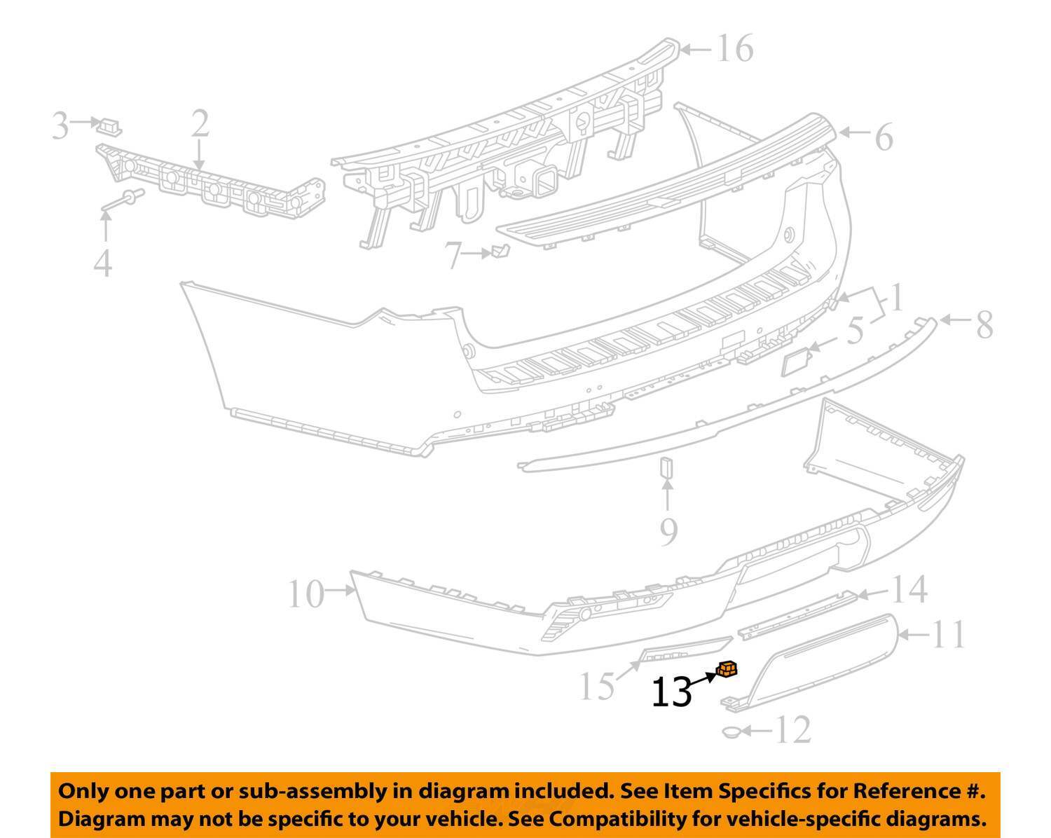 GM OEM 21-23 Enclave Bumper Components-Access Cover Retainer Nut 11602568