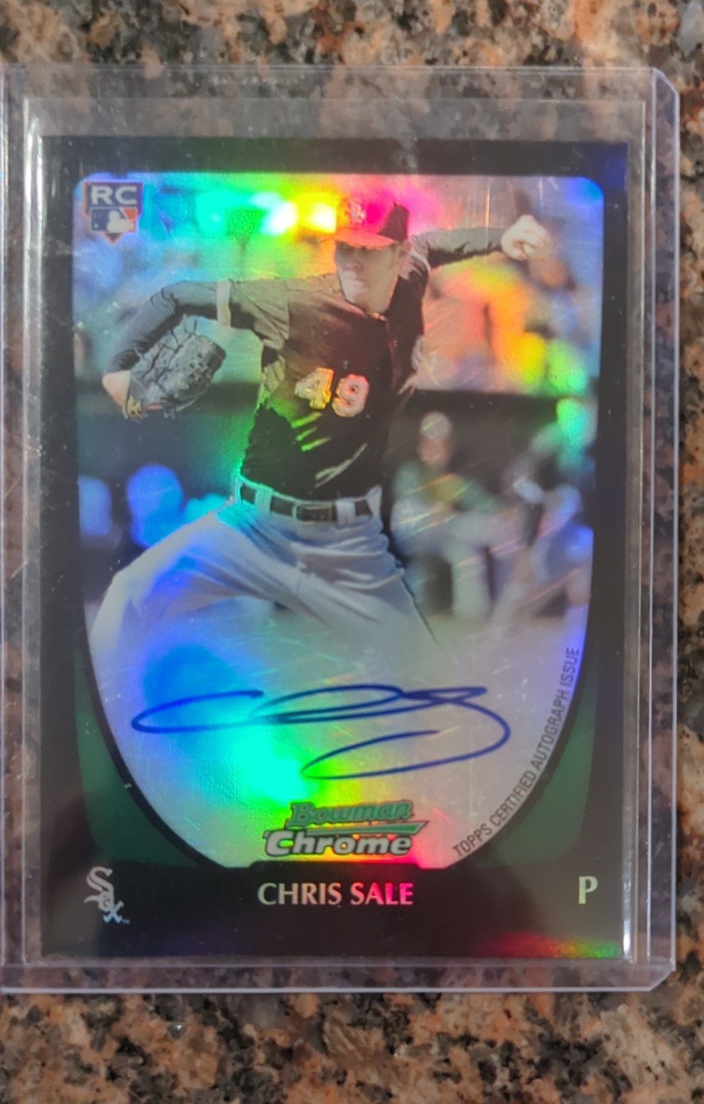 2011 Bowman - Chris Sale #220 Chrome Refractor Rookie Autographs /500 (AU, RC)