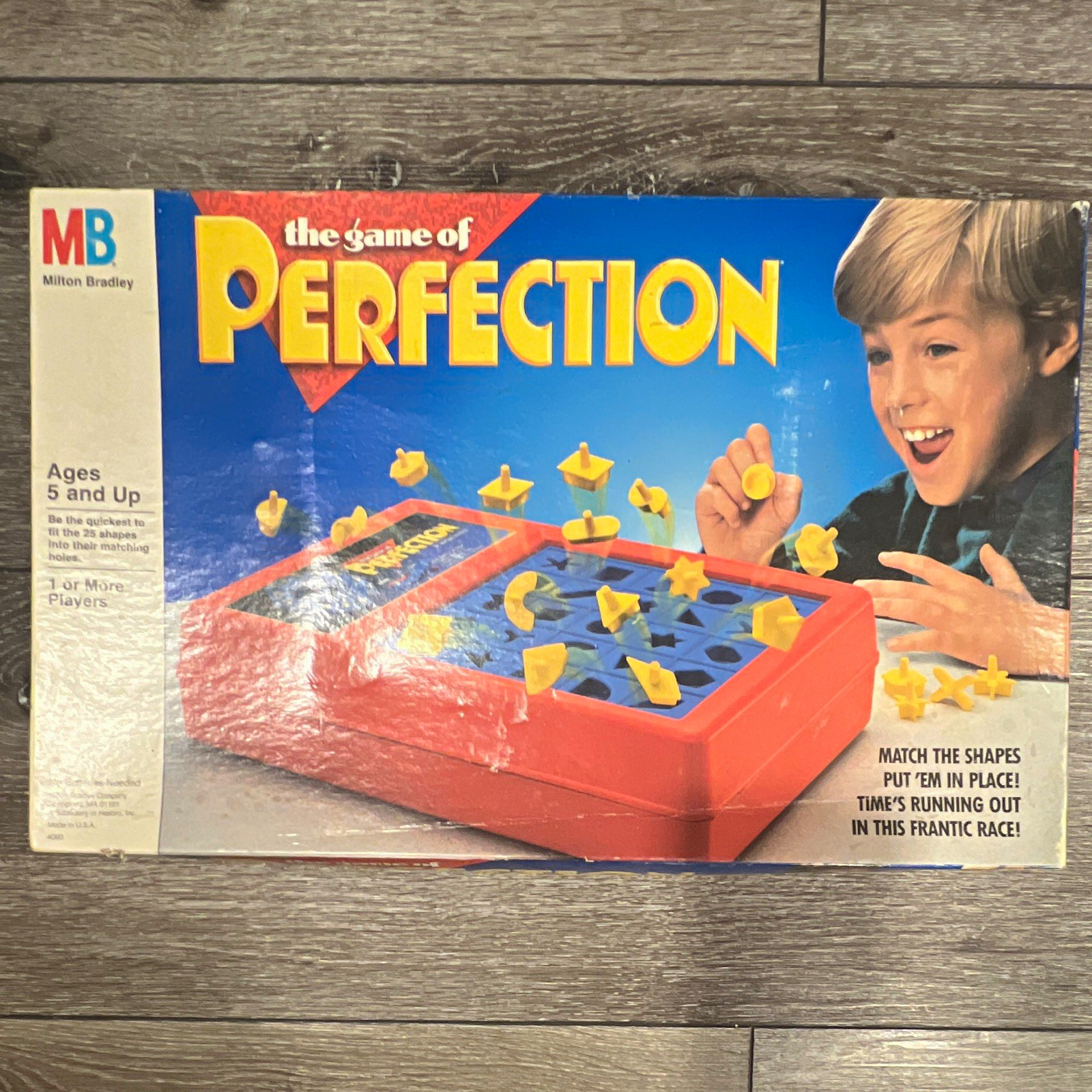 Vintage 1989 Milton Bradley Perfection Shape Matching Skill Game w/ Timer