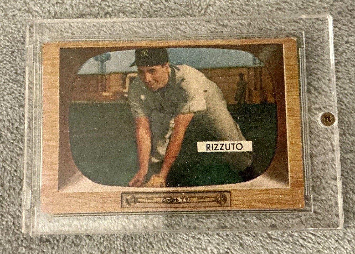 1955 Bowman - Phil Rizzuto #10 Vintage baseball card - NY Yankees HOF Shortstop 